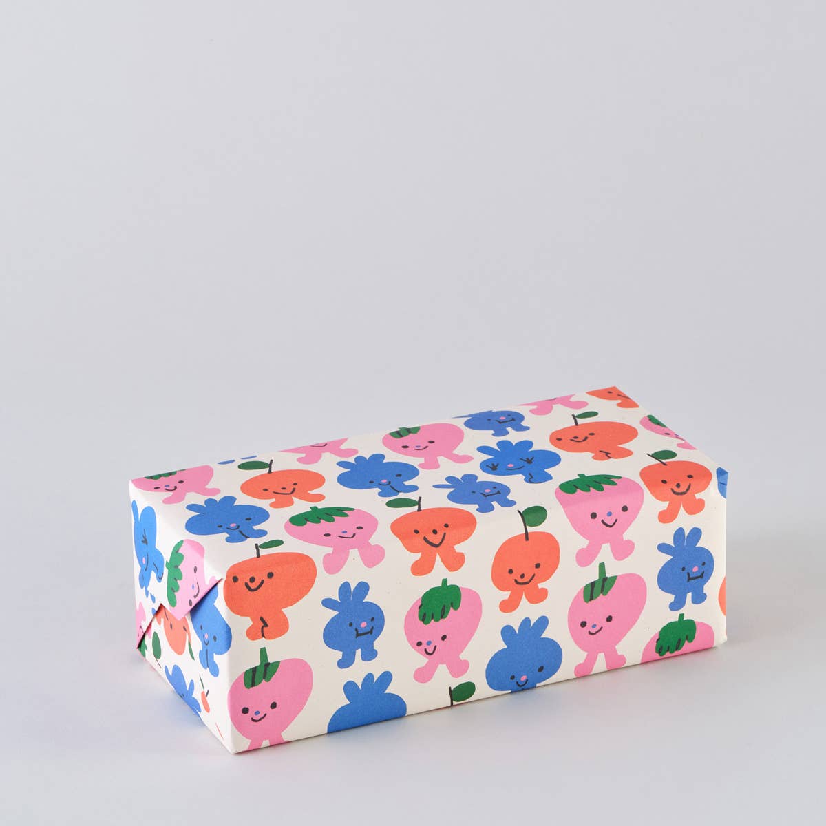 'Birthday Fruits' Gift Wrap Sheet - bubblegum market