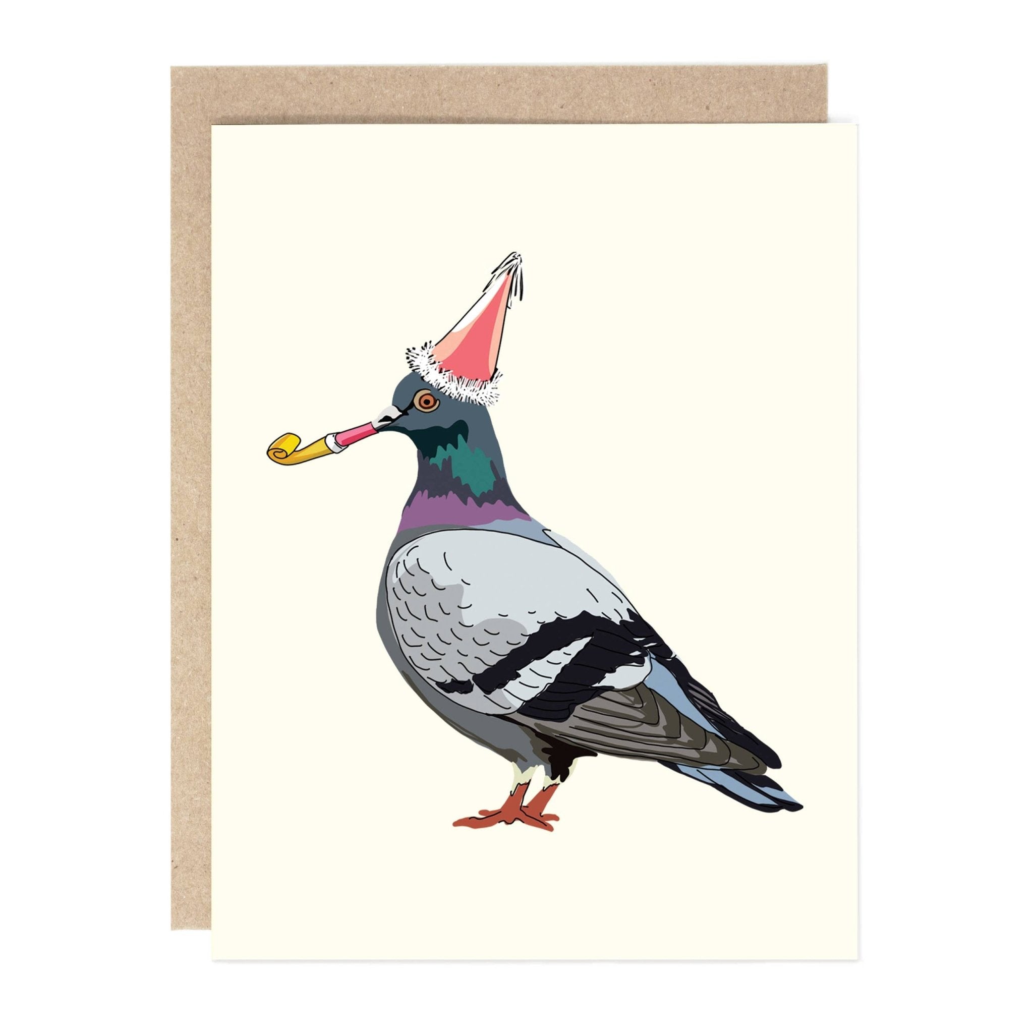 Birthday Party Pigeon Card - bubblegum market