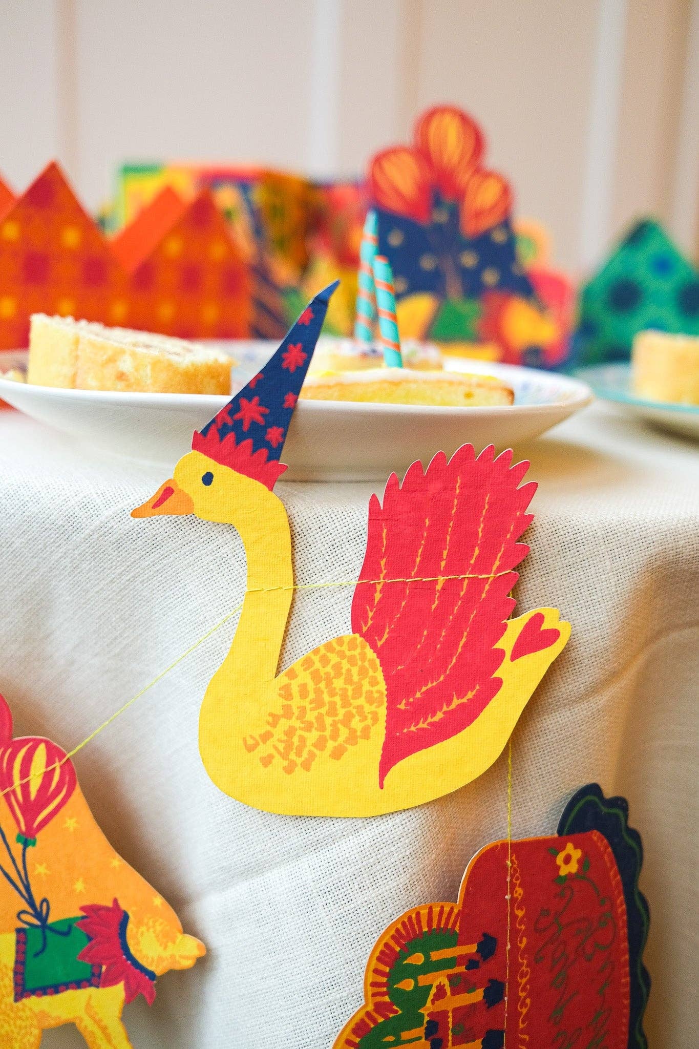 Birthday Party Sewn Garland - bubblegum market