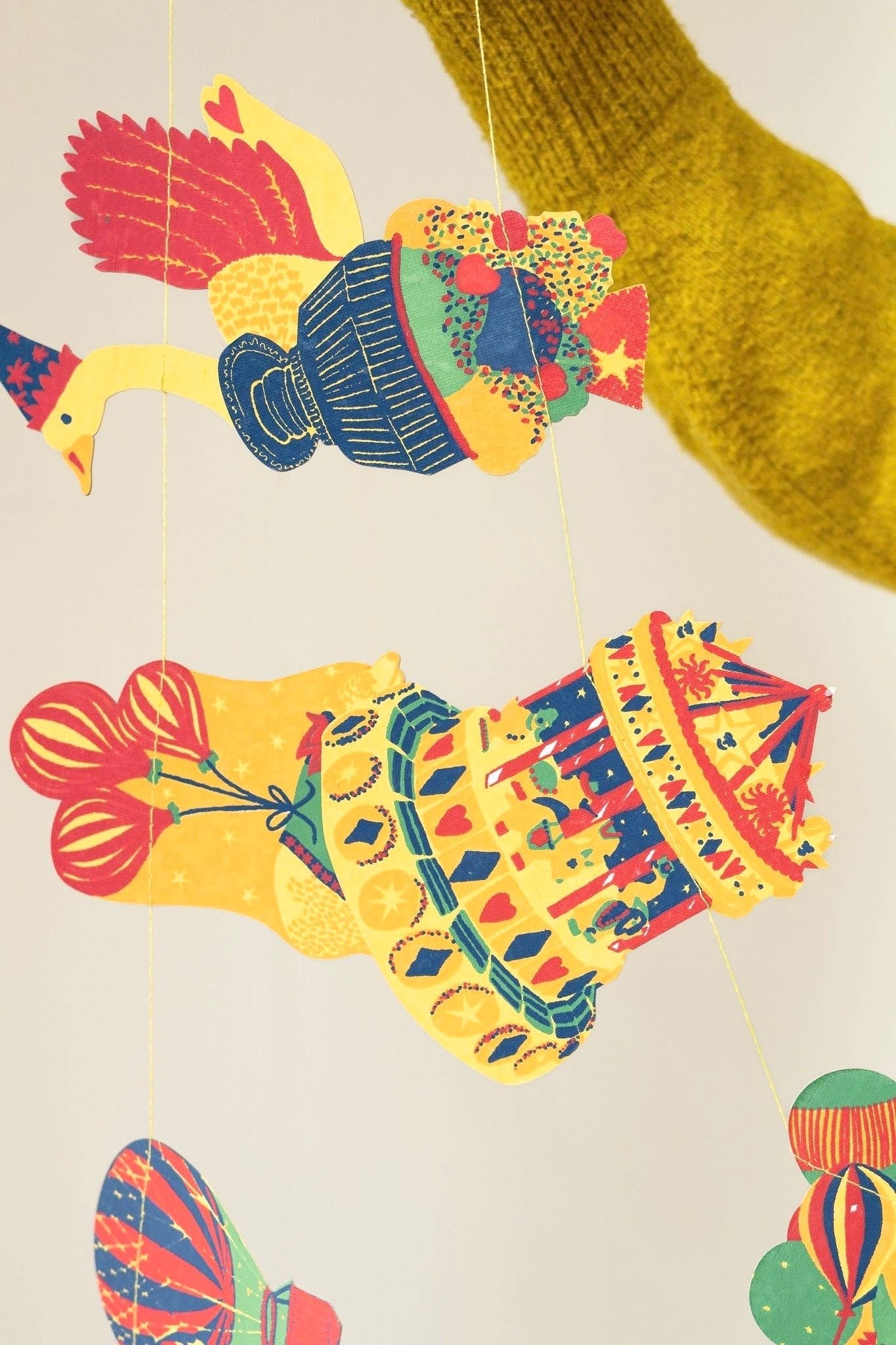 Birthday Party Sewn Garland - bubblegum market