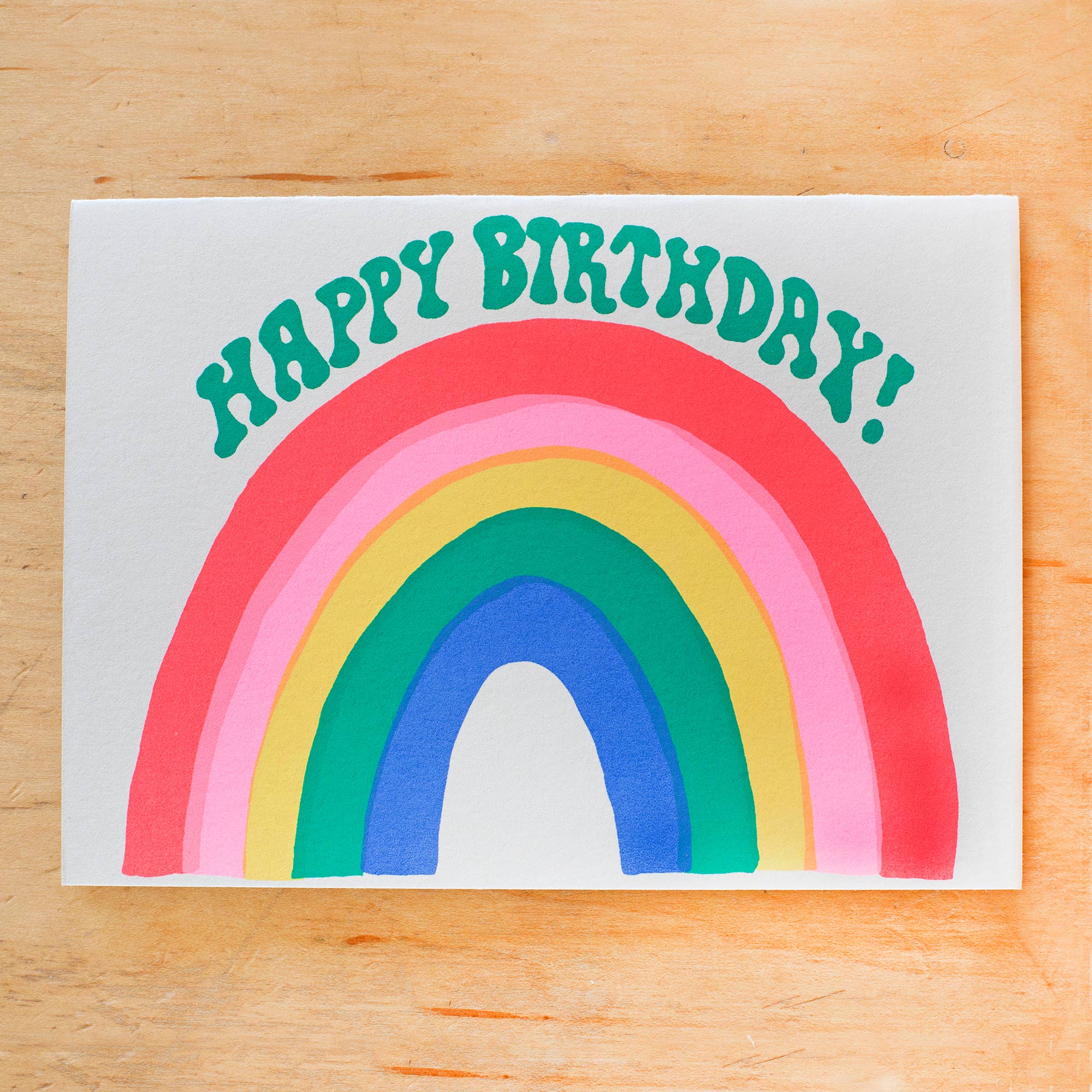 BIRTHDAY RAINBOW GREETING CARD - bubblegum market