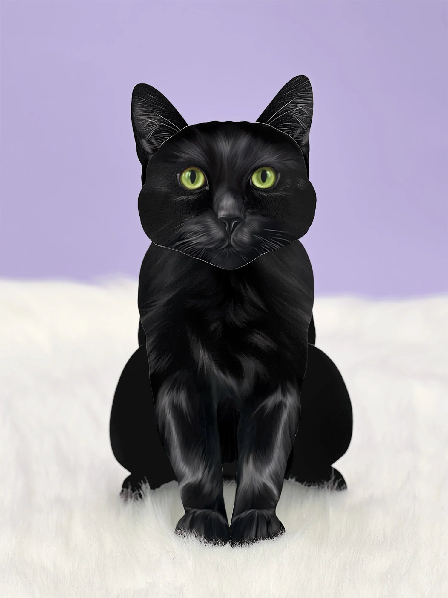 Black Cat Pop - Up Pet Card - bubblegum market