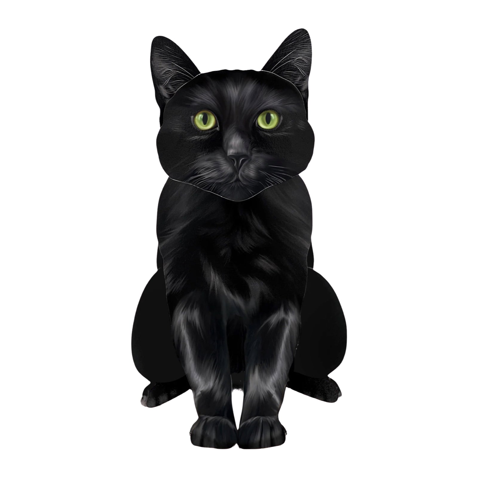 Black Cat Pop - Up Pet Card - bubblegum market