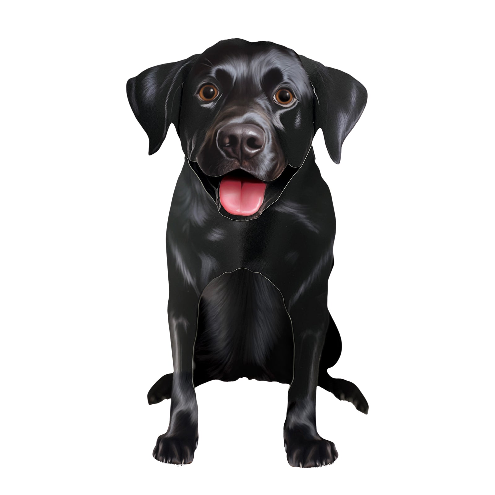Black Lab Pop - Up Pet Card - bubblegum market