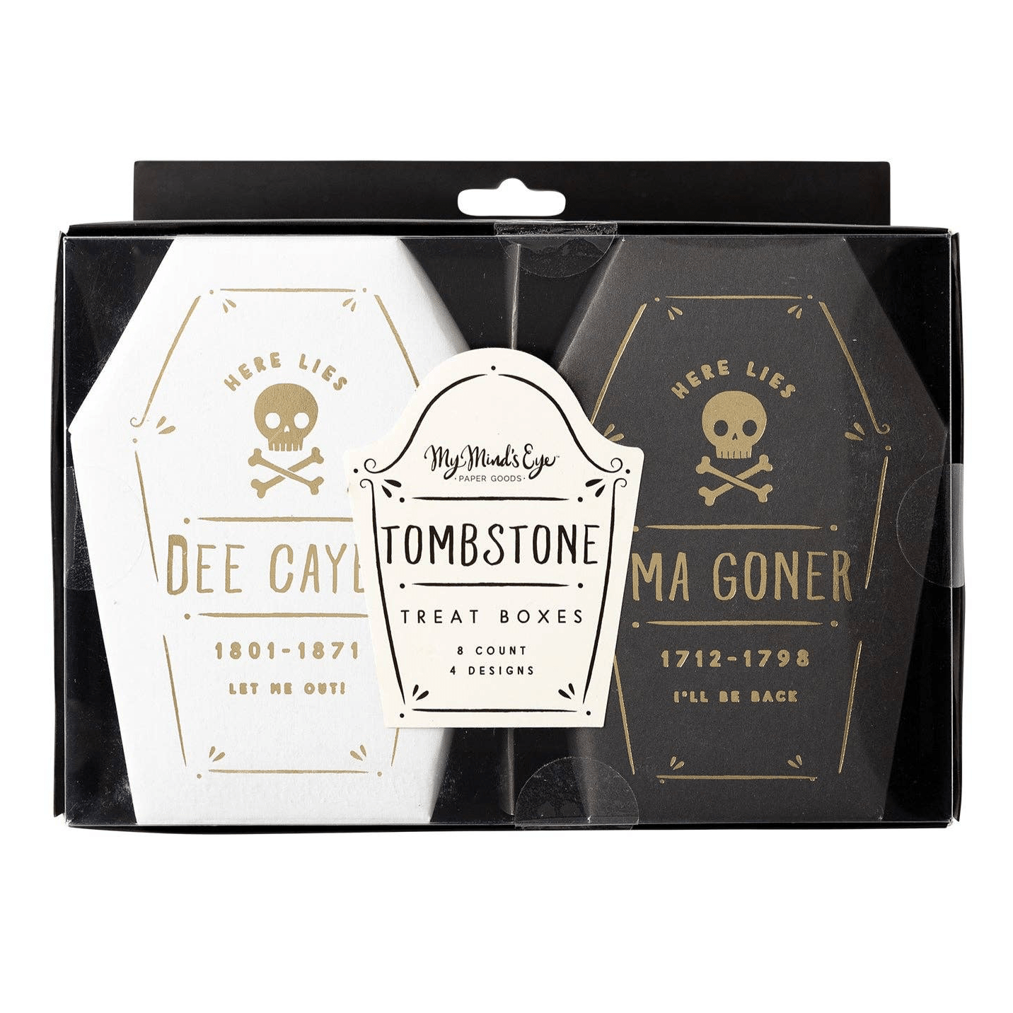 Black & White Coffin Treat / Favor Boxes - bubblegum market