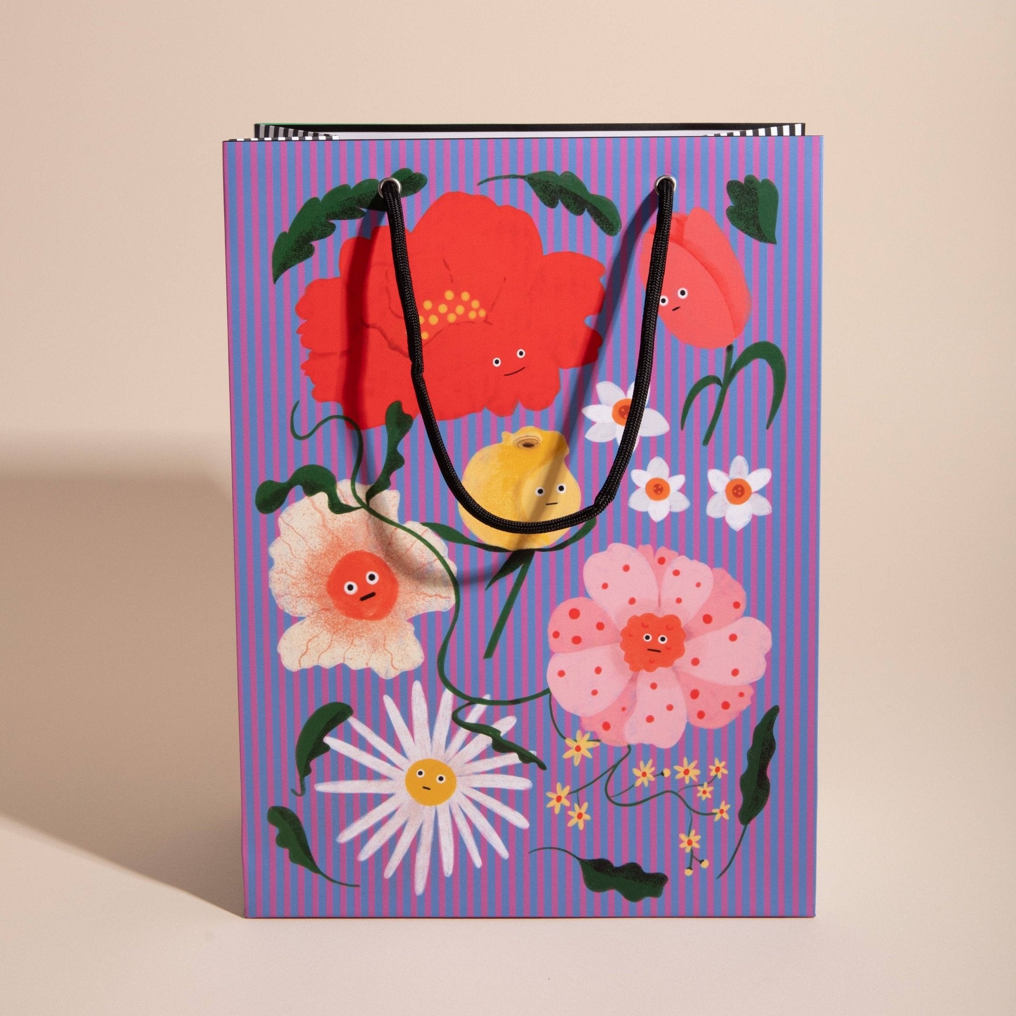 BLOOM BUDDIES Large Gift Bag - bubblegum market