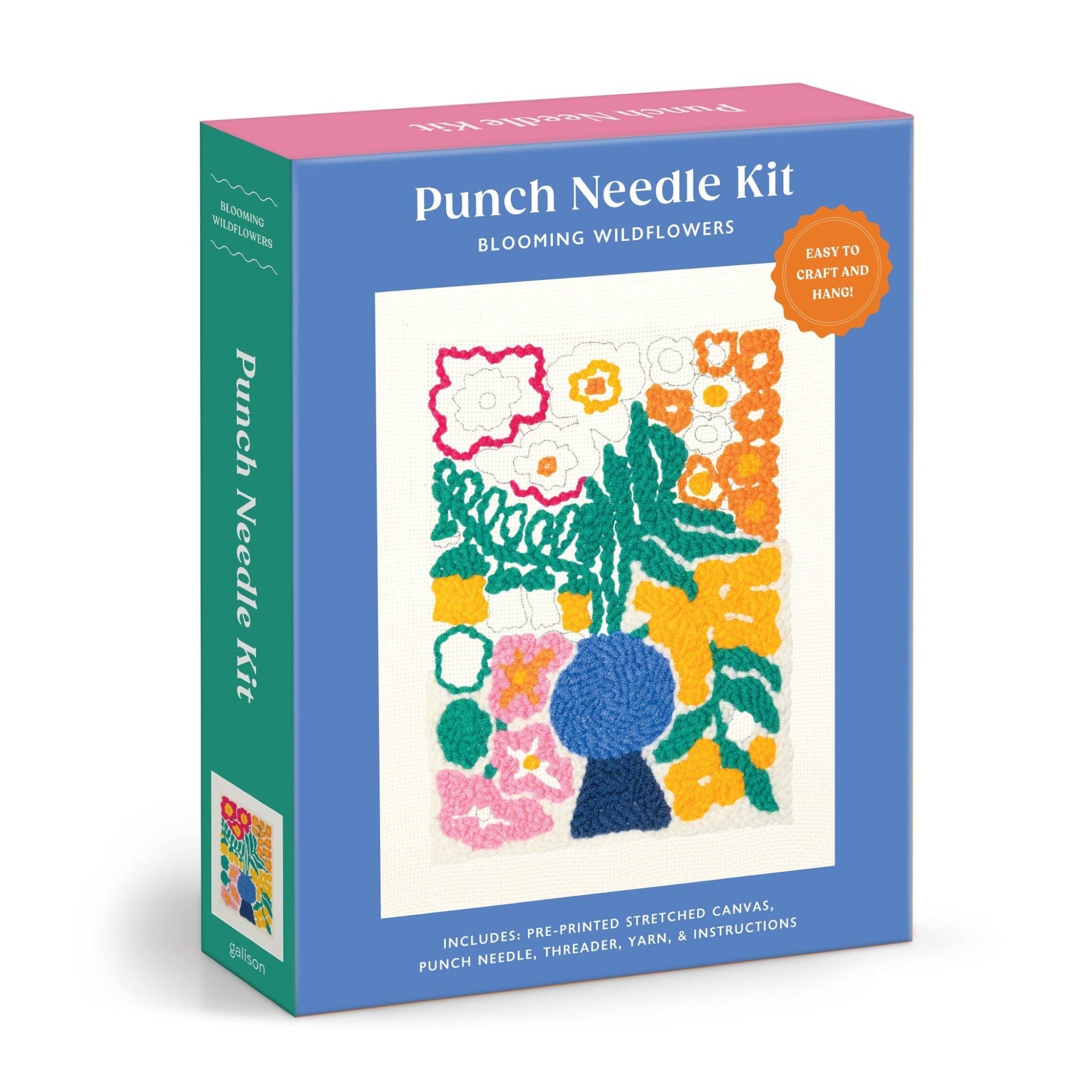Blooming Wildflowers Punch Needle Kit - bubblegum market