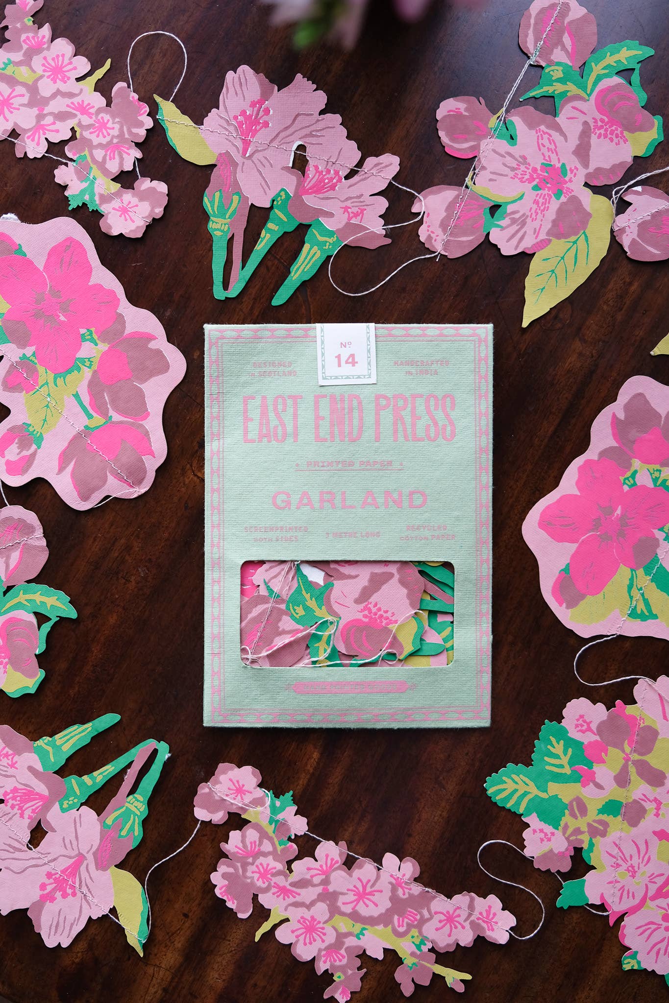 Blossom Sewn Garland - bubblegum market