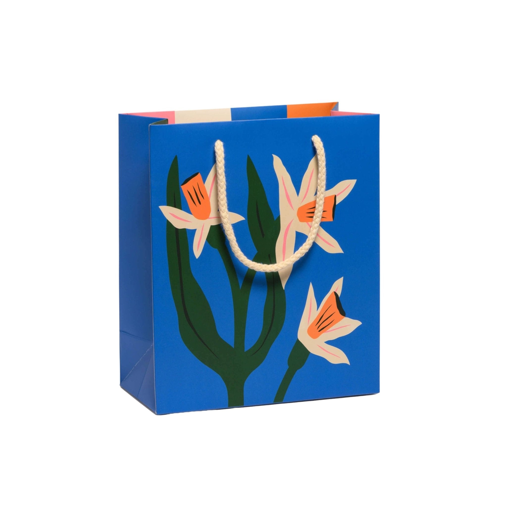 Blue Daffodils Medium Gift Bag - bubblegum market