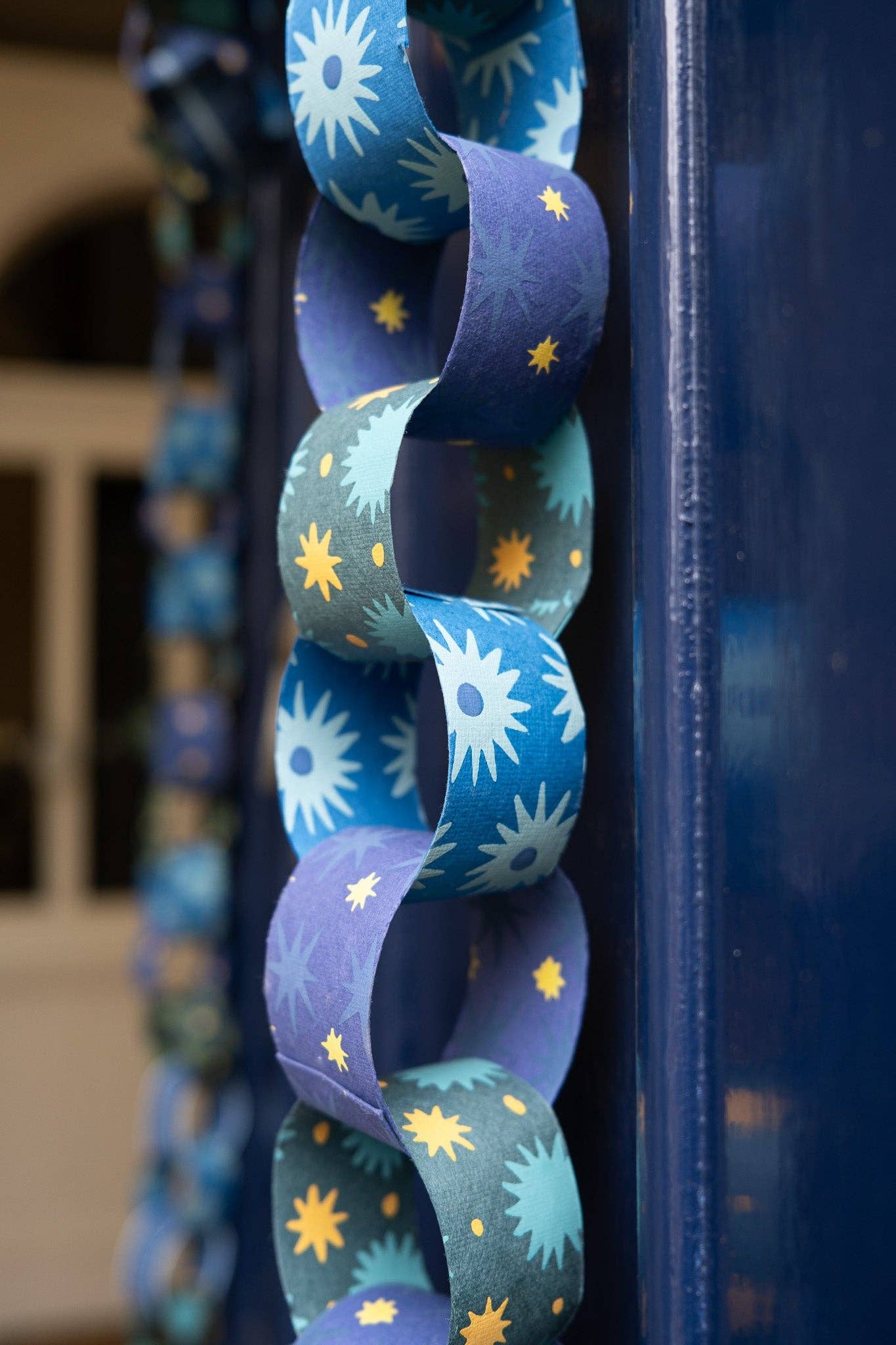 Blue & Green Paper Chain Kit - bubblegum market