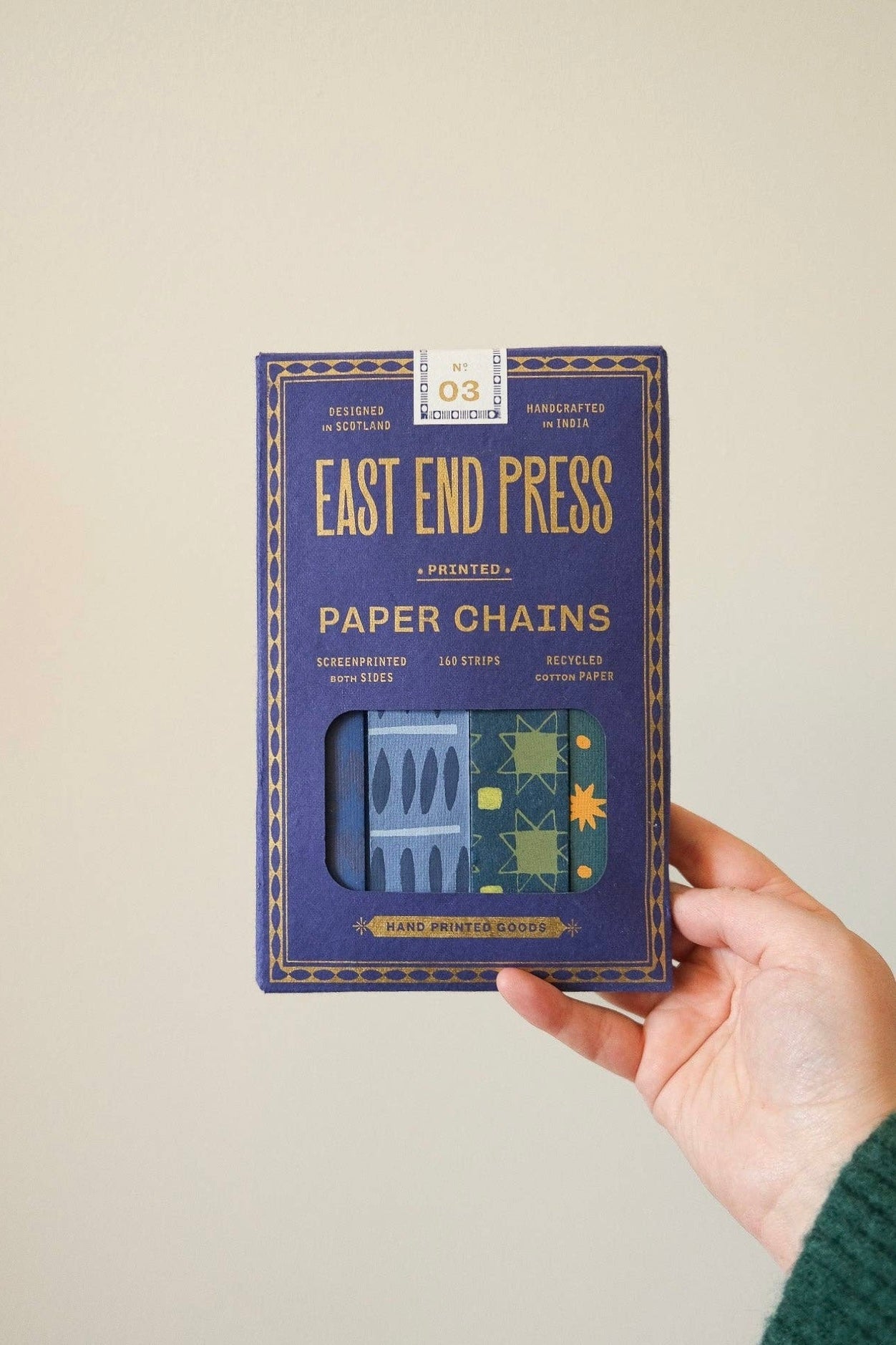 Blue & Green Paper Chain Kit - bubblegum market