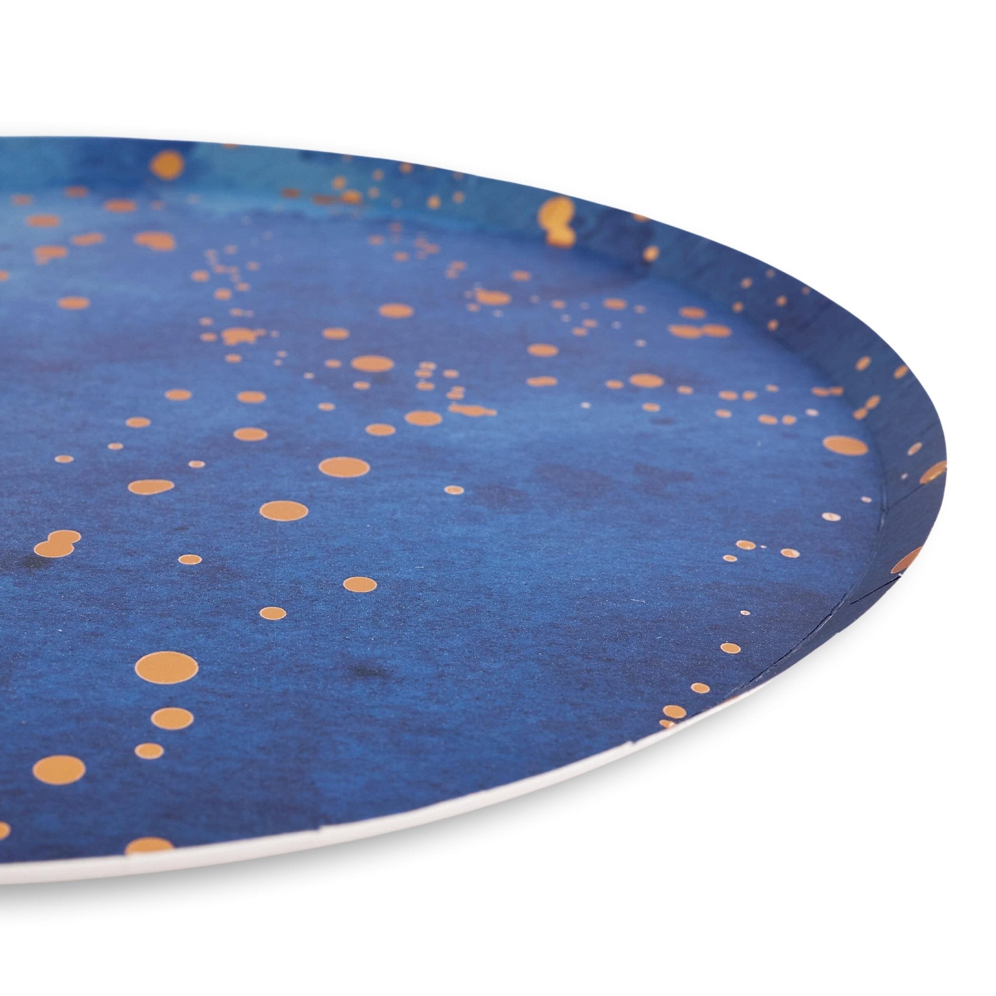 Blue Outer Space Paper Party Plates 10" - bubblegum market