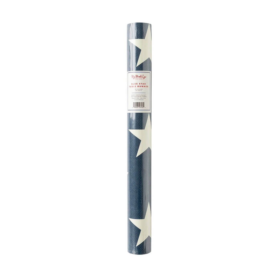 Blue Star Table Runner - bubblegum market