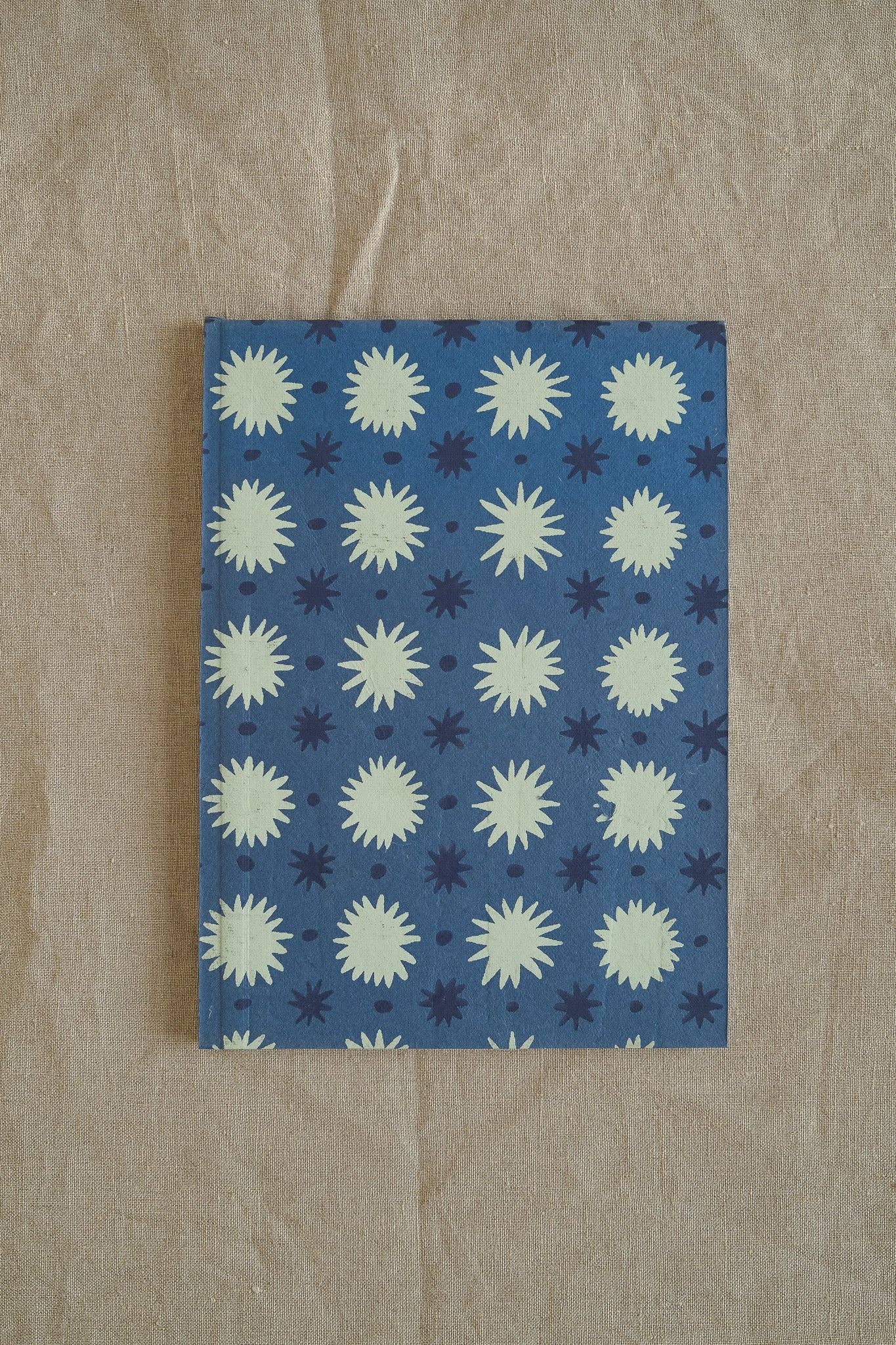 Blue Stars A5 Sketchbook - bubblegum market