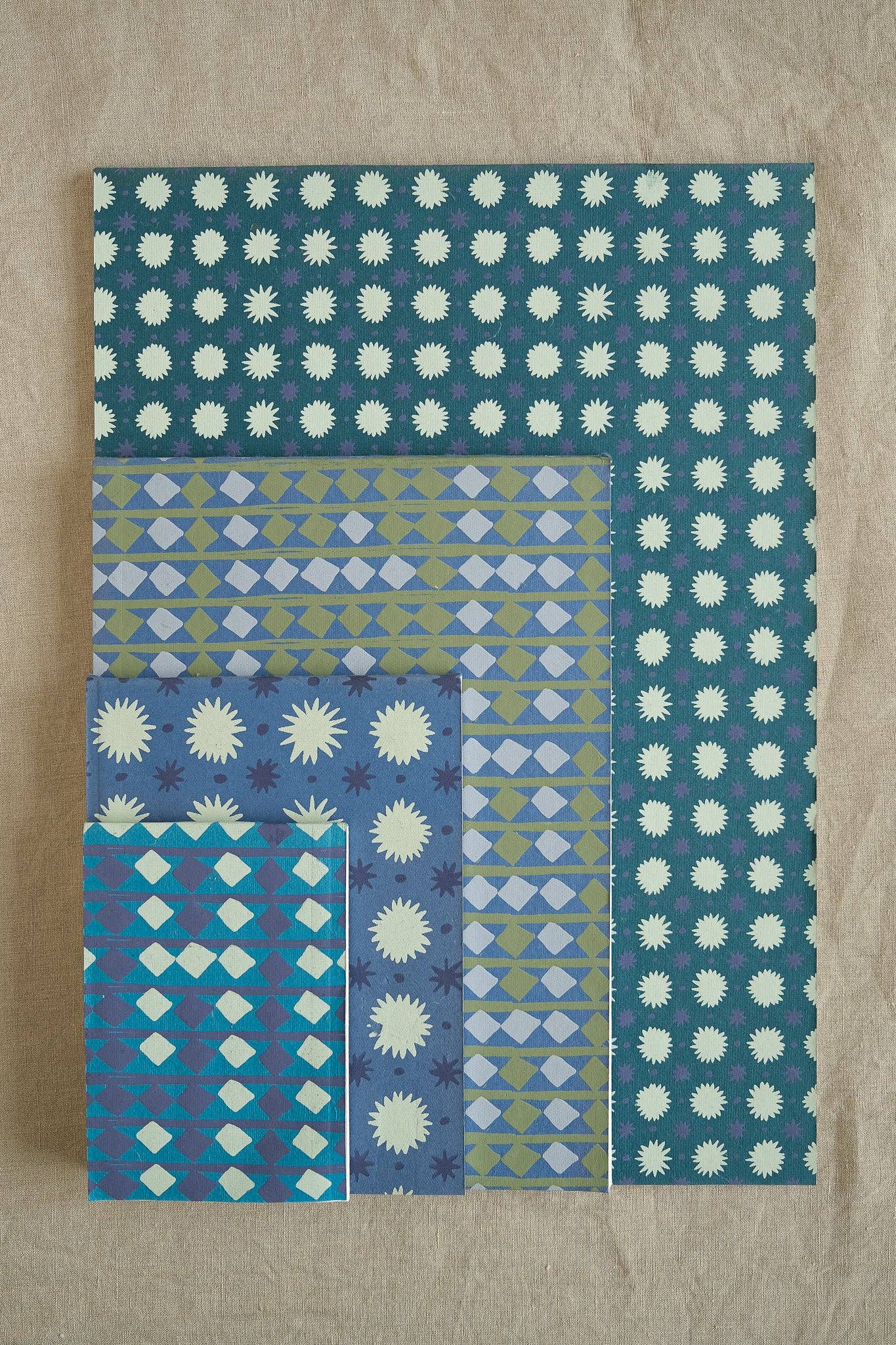 Blue Stars A5 Sketchbook - bubblegum market