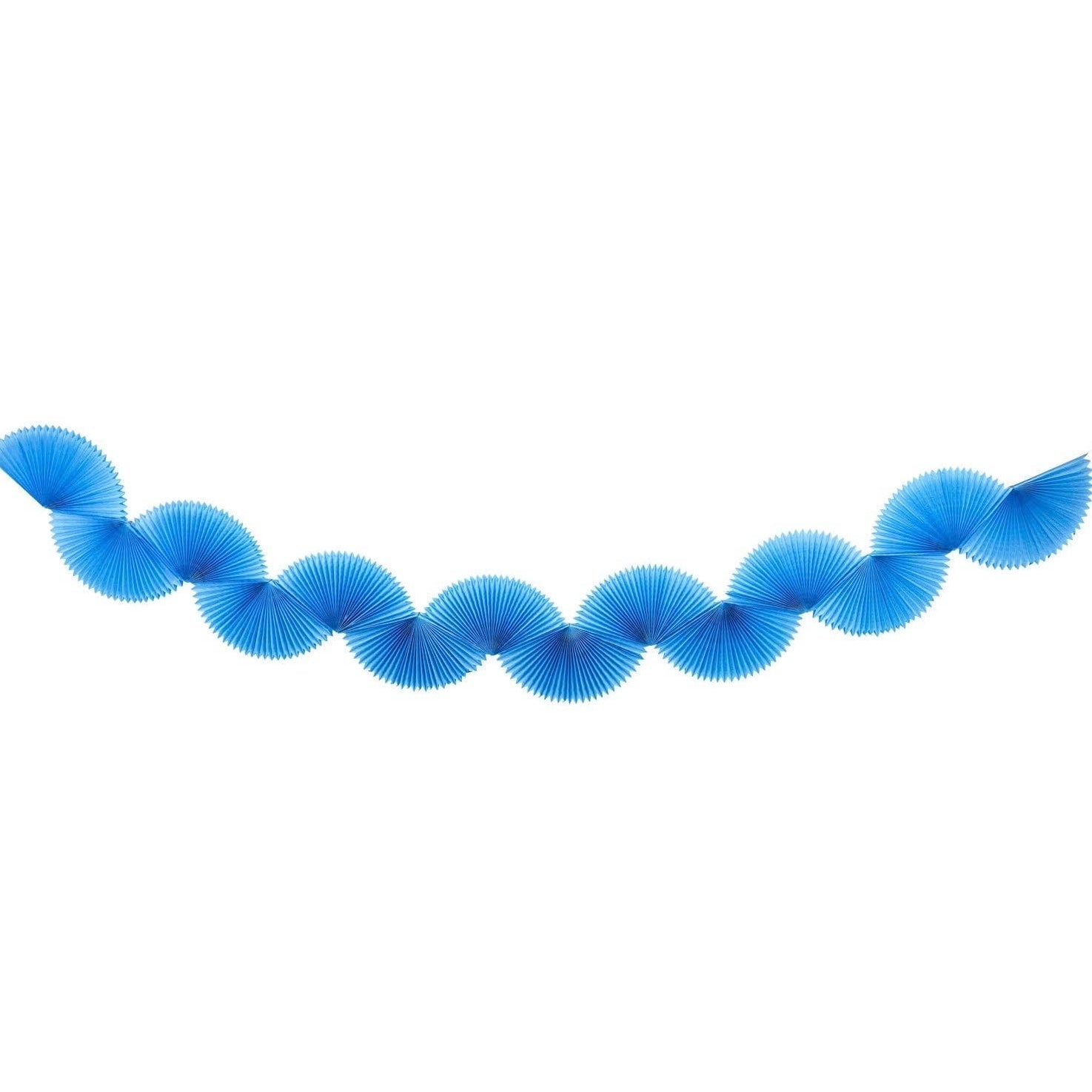 Blue Tissue Paper Bunting Banner - bubblegum market