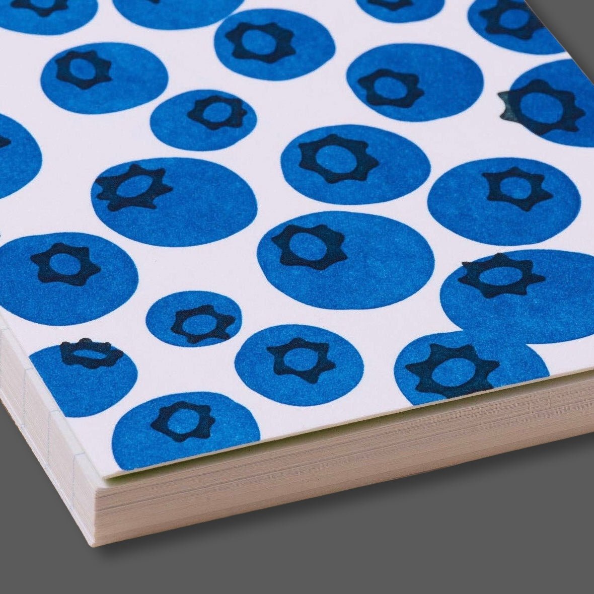 Blueberries Letterpress Notepad - bubblegum market
