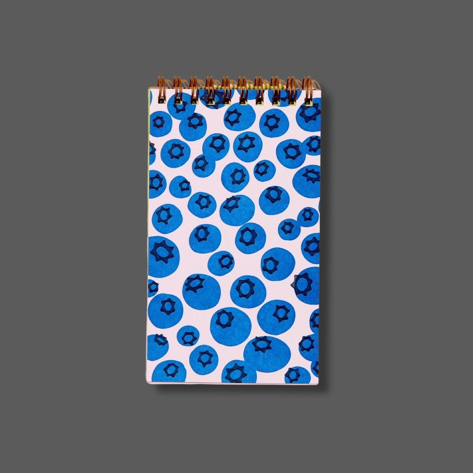 Blueberries Letterpress Notepad - bubblegum market