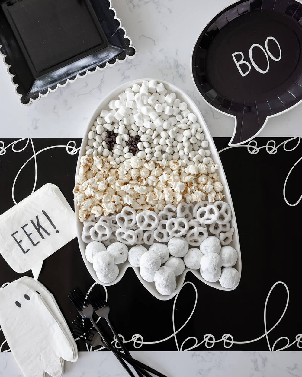Boo Halloween Paper Table Runner - bubblegum market
