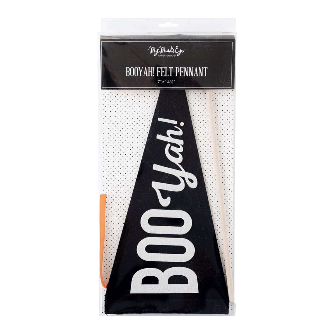 Boo Yah! Halloween Felt Pennant Banner - bubblegum market
