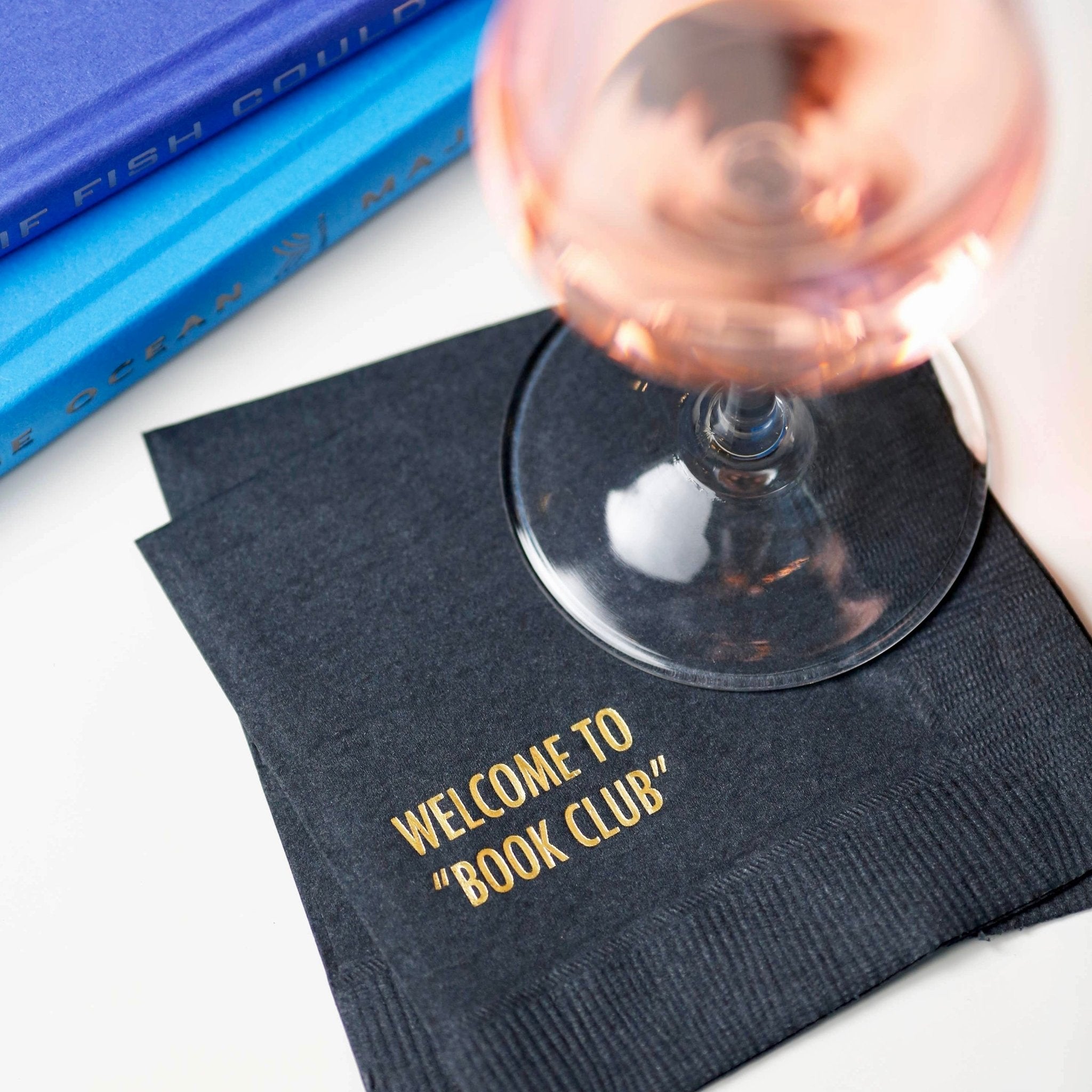 BOOK CLUB Cocktail NapkinS - bubblegum market