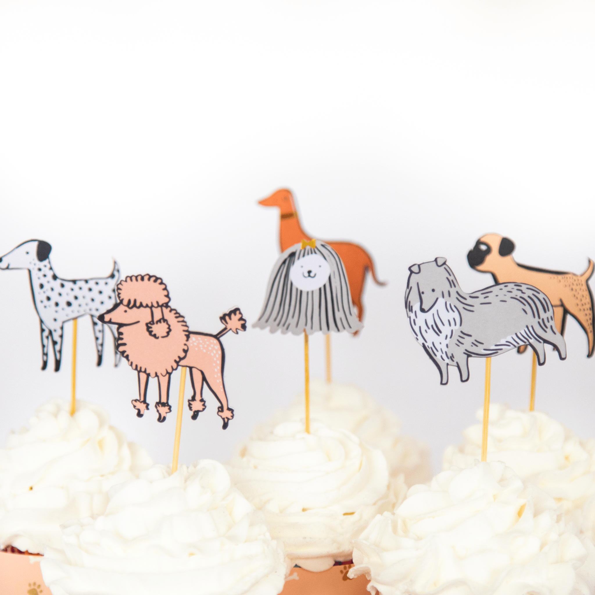 Bow Wow Cupcake Decorating Set - bubblegum market