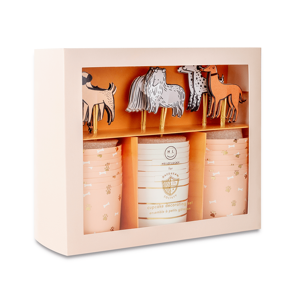 Bow Wow Cupcake Decorating Set - bubblegum market