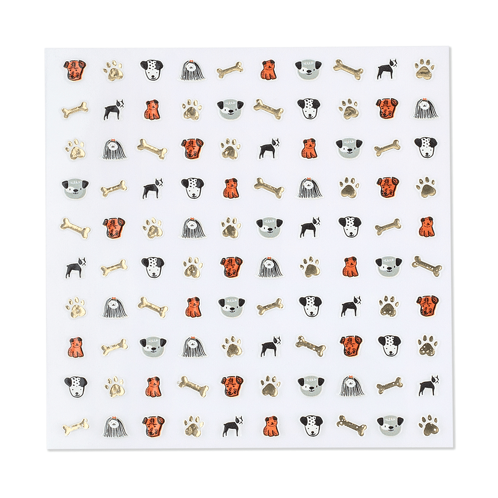 Bow Wow Nail Stickers - bubblegum market