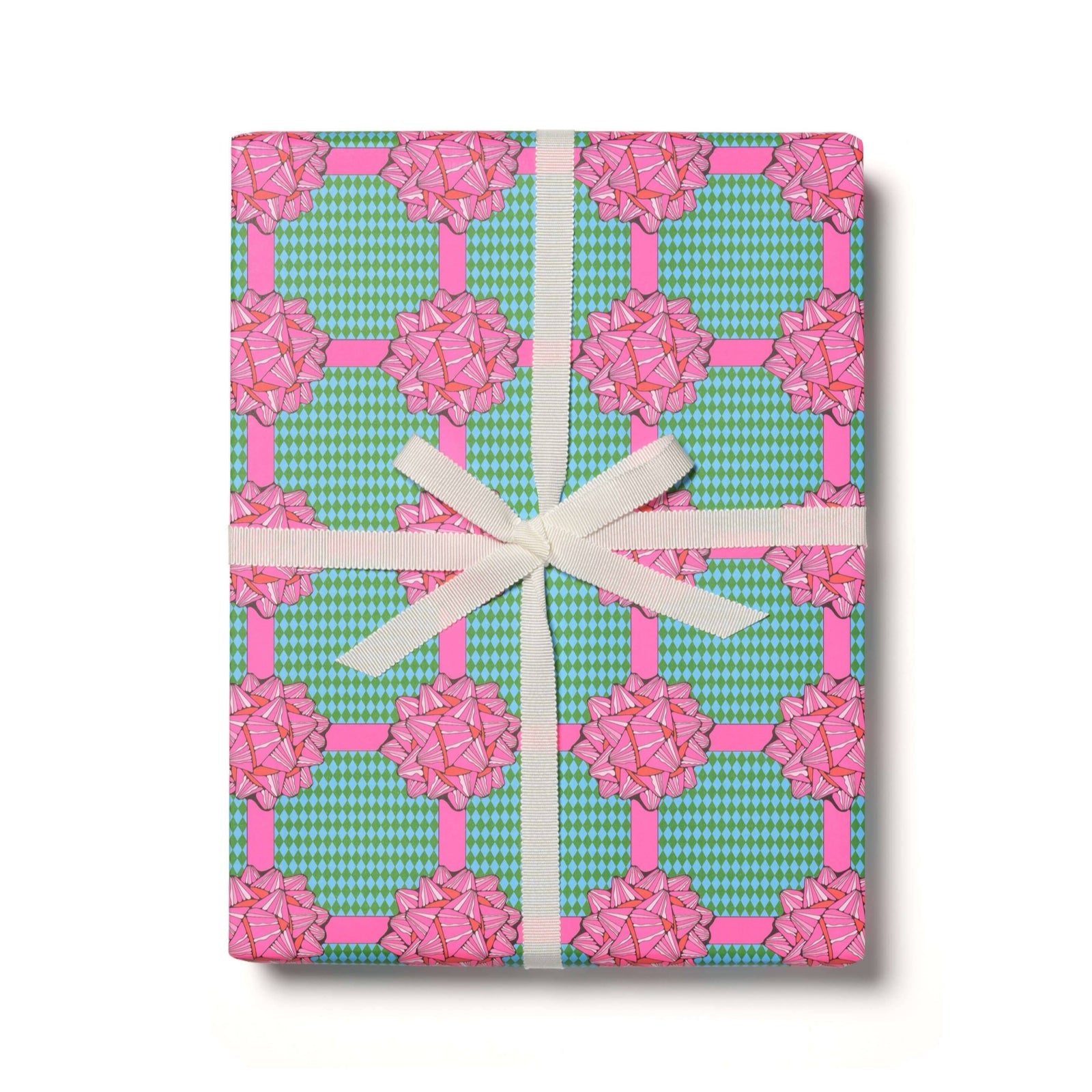 Bows Wrapping Paper Sheets (Roll of 3) - bubblegum market