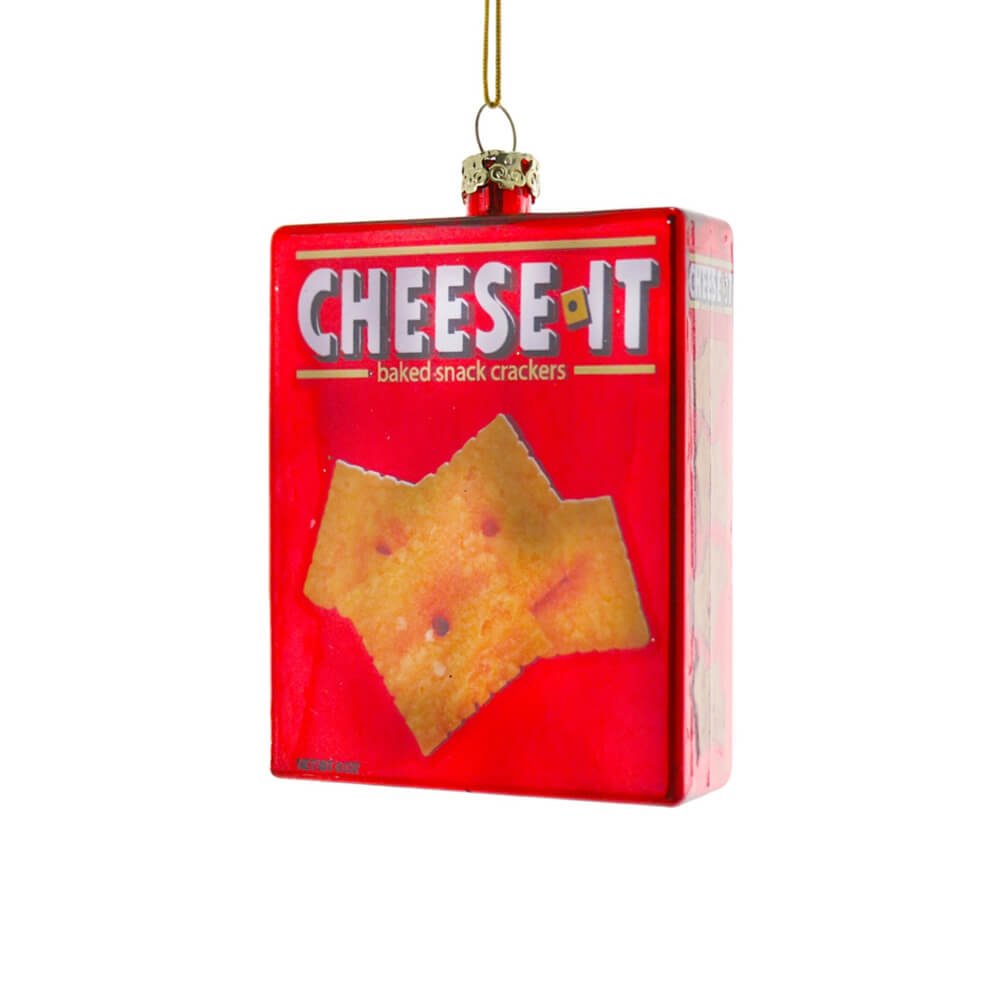 Box of Cheese It Crackers Ornament 3.5" - bubblegum market