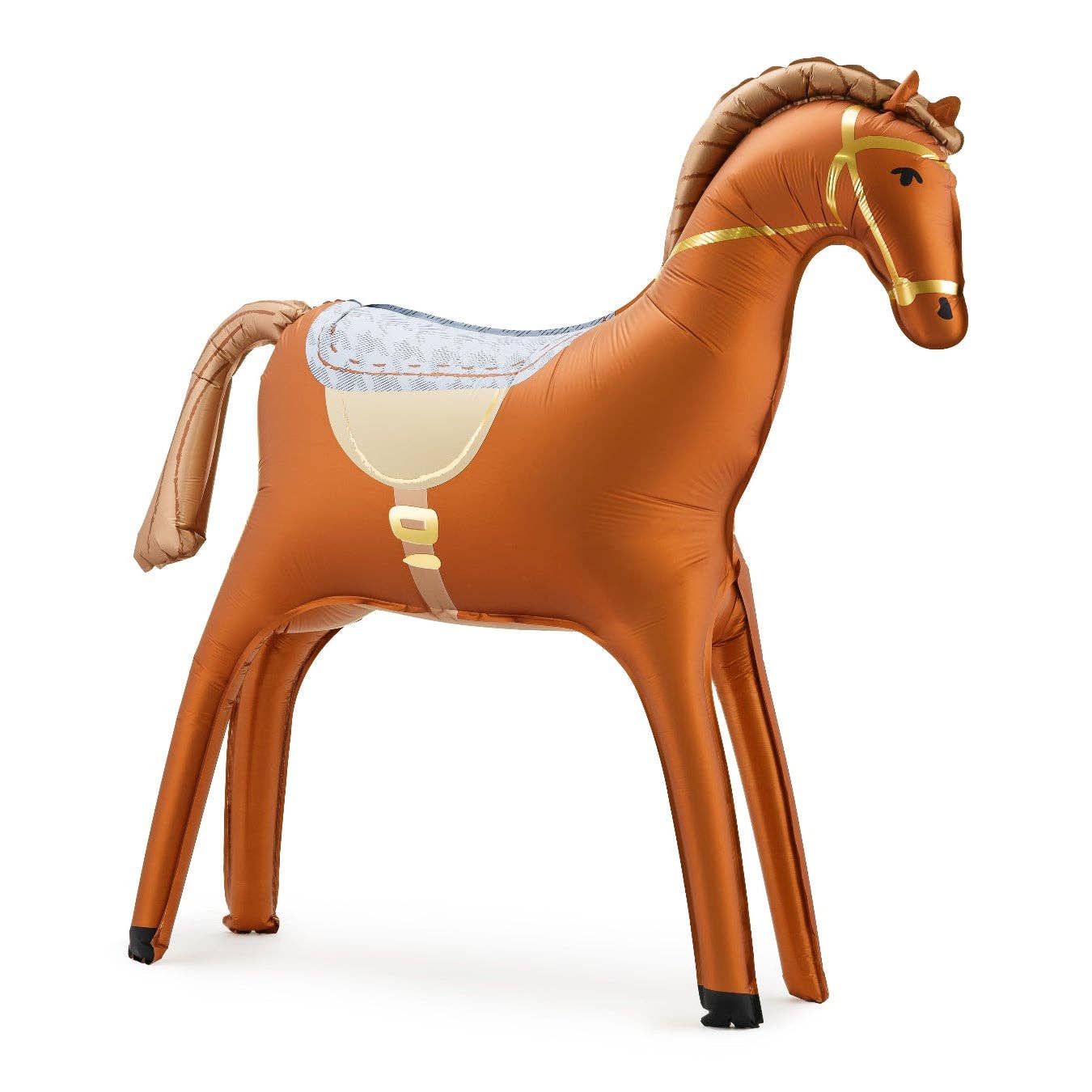 Brown Horse Standing Foil Balloon 45" - bubblegum market