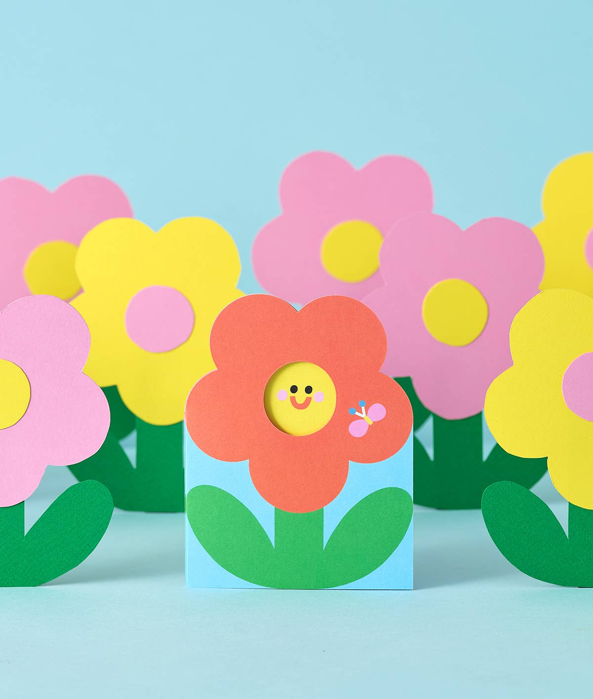 Bug & Flower Fold Out Birthday Card - bubblegum market