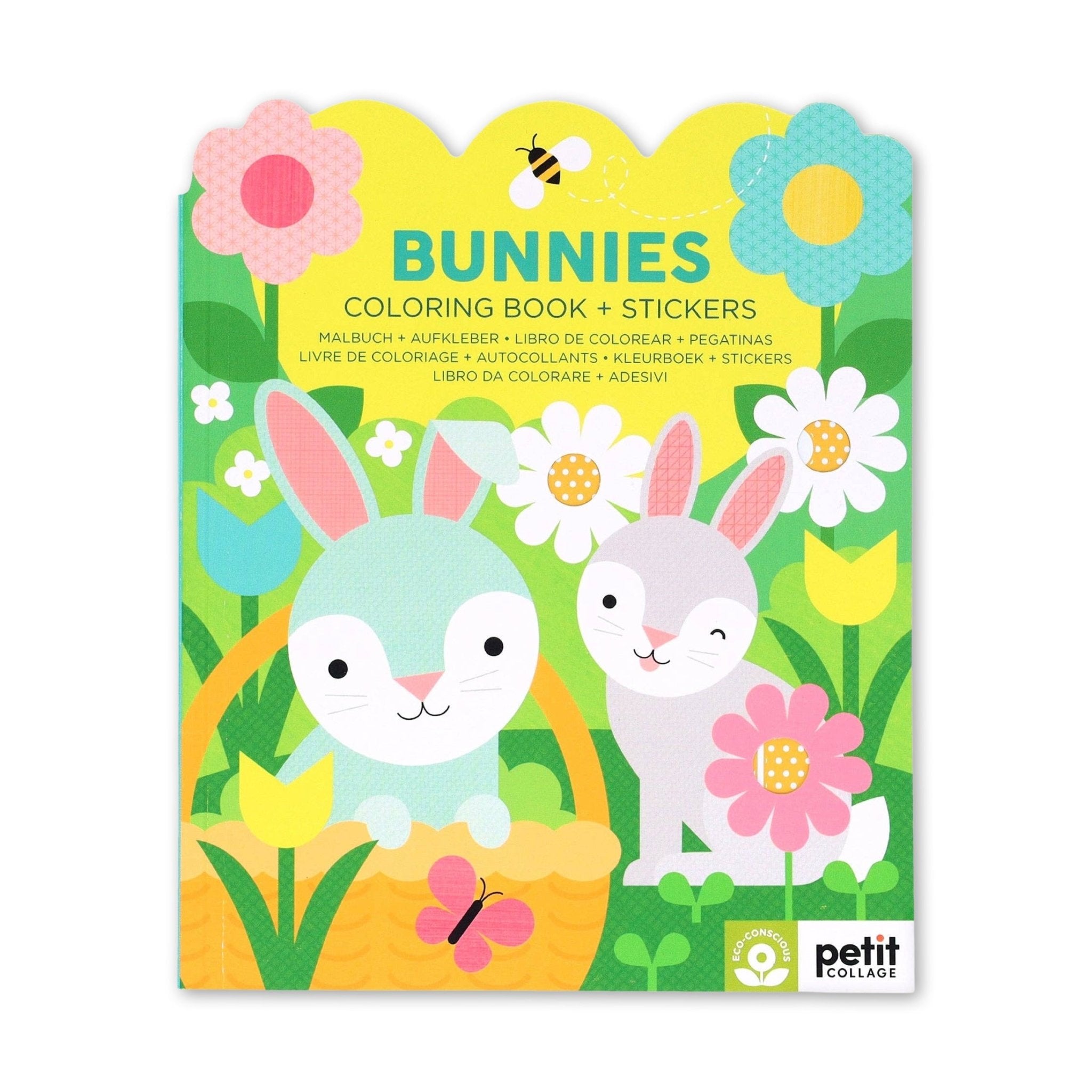 Bunnies Coloring Book + Stickers - bubblegum market
