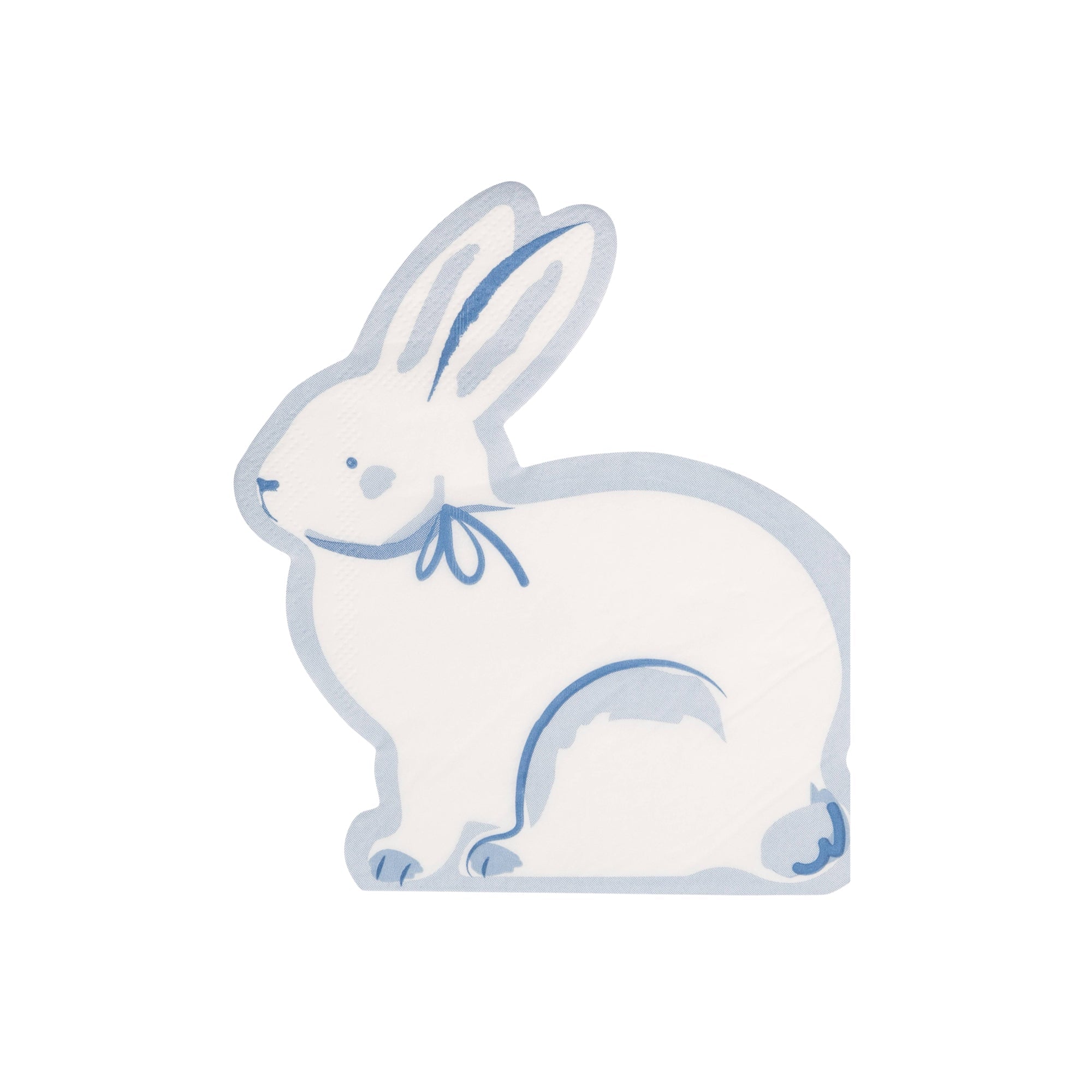 Bunny Shaped Dinner Napkins - bubblegum market