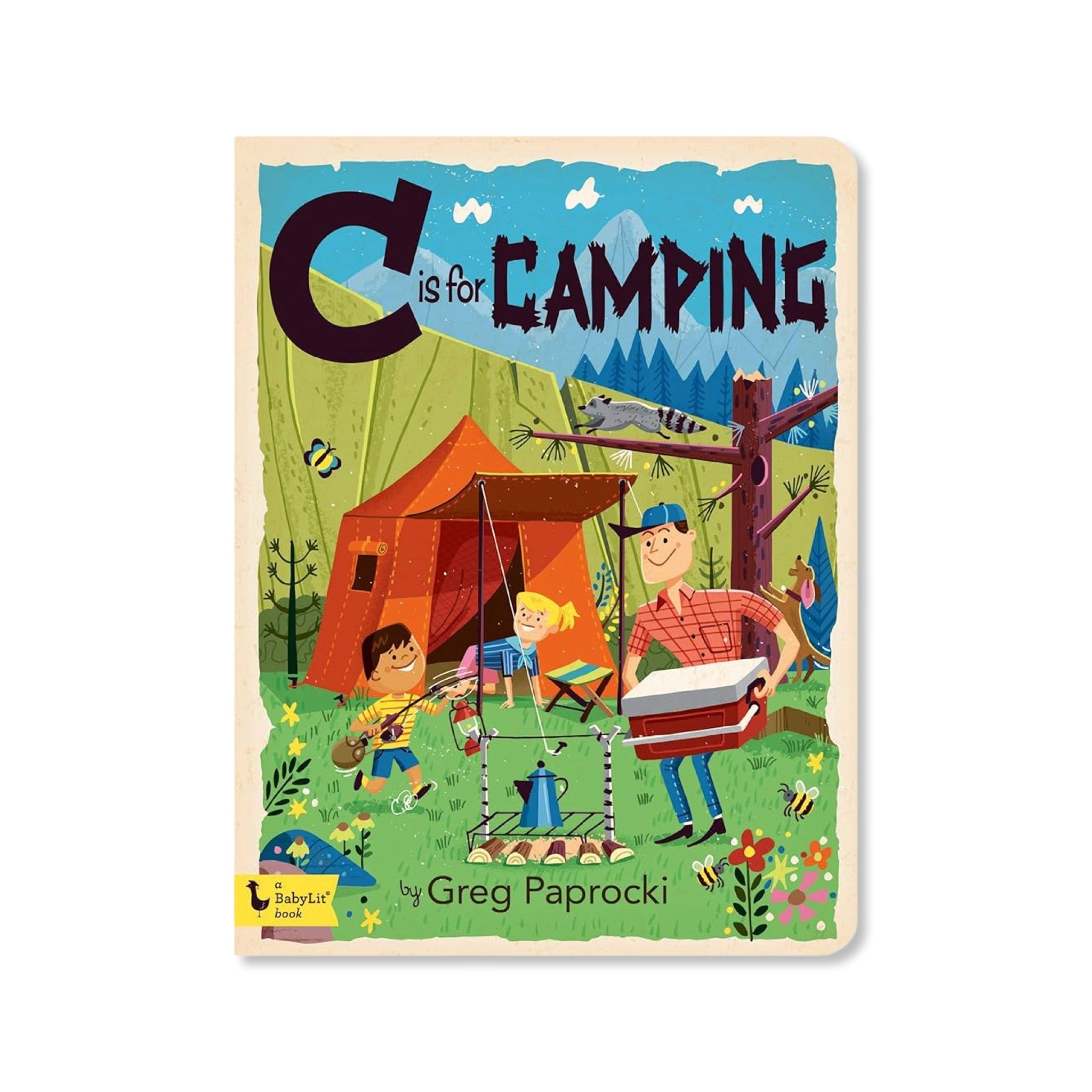 C is for Camping: Alphabet Board Book - bubblegum market