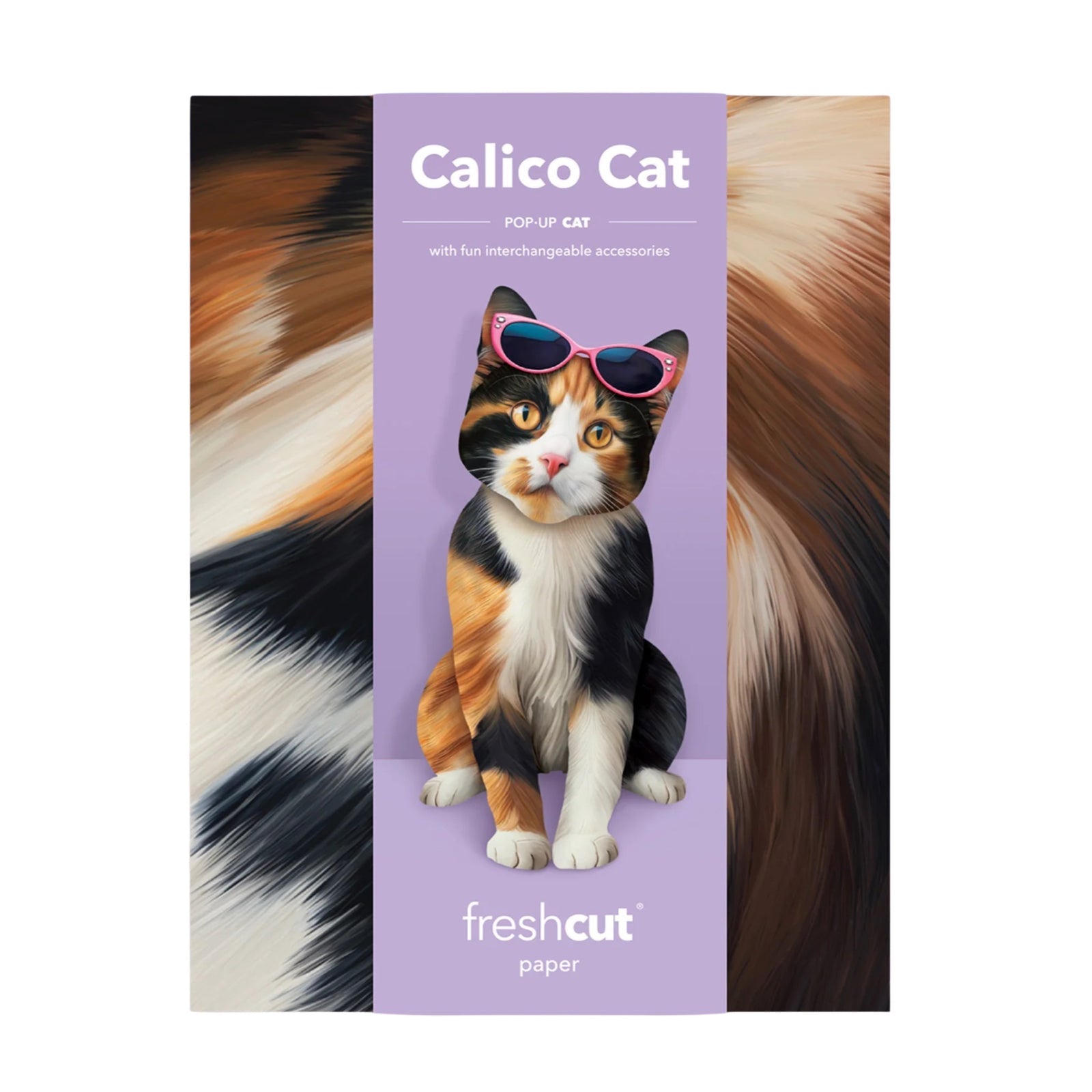 Calico Cat Pop - Up Pet Card - bubblegum market
