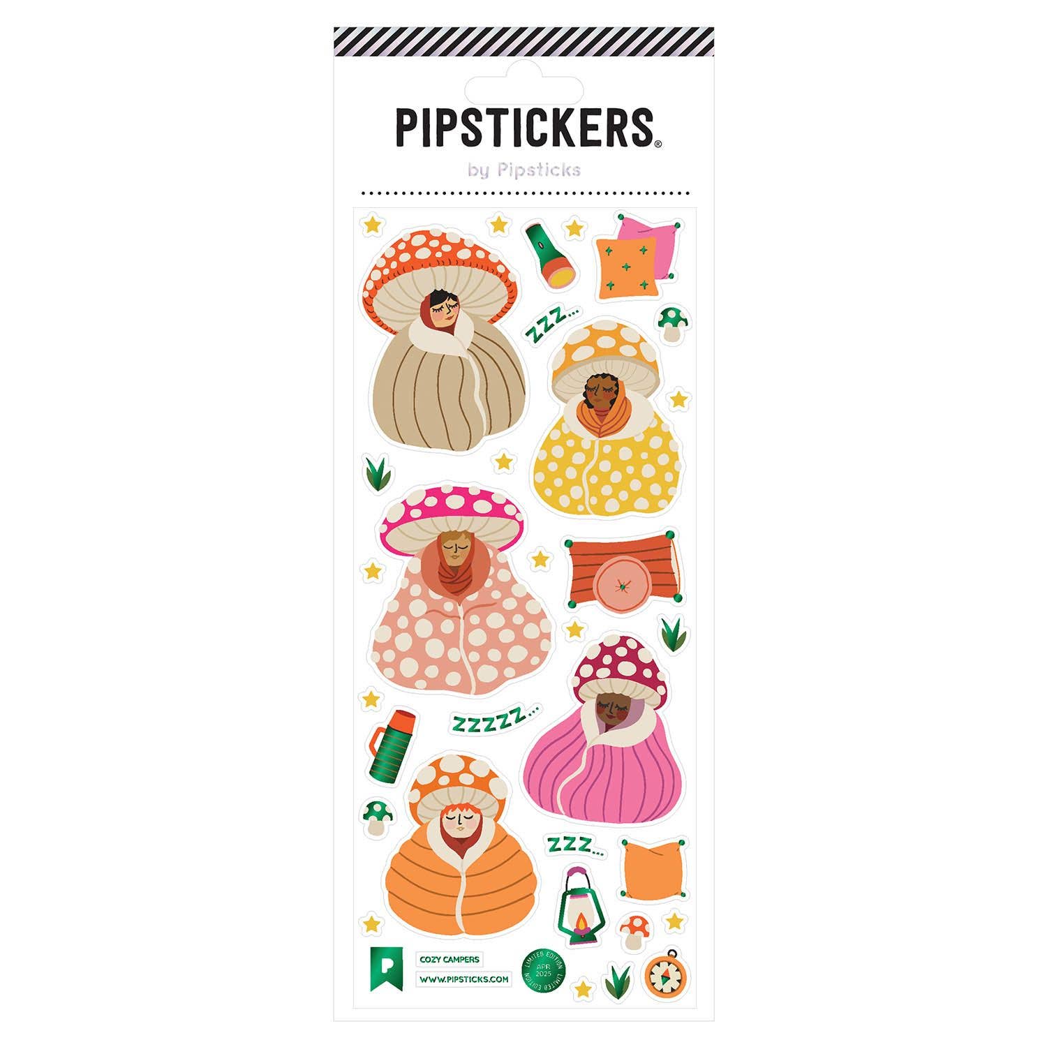 Camp Credentials Stickers - bubblegum market