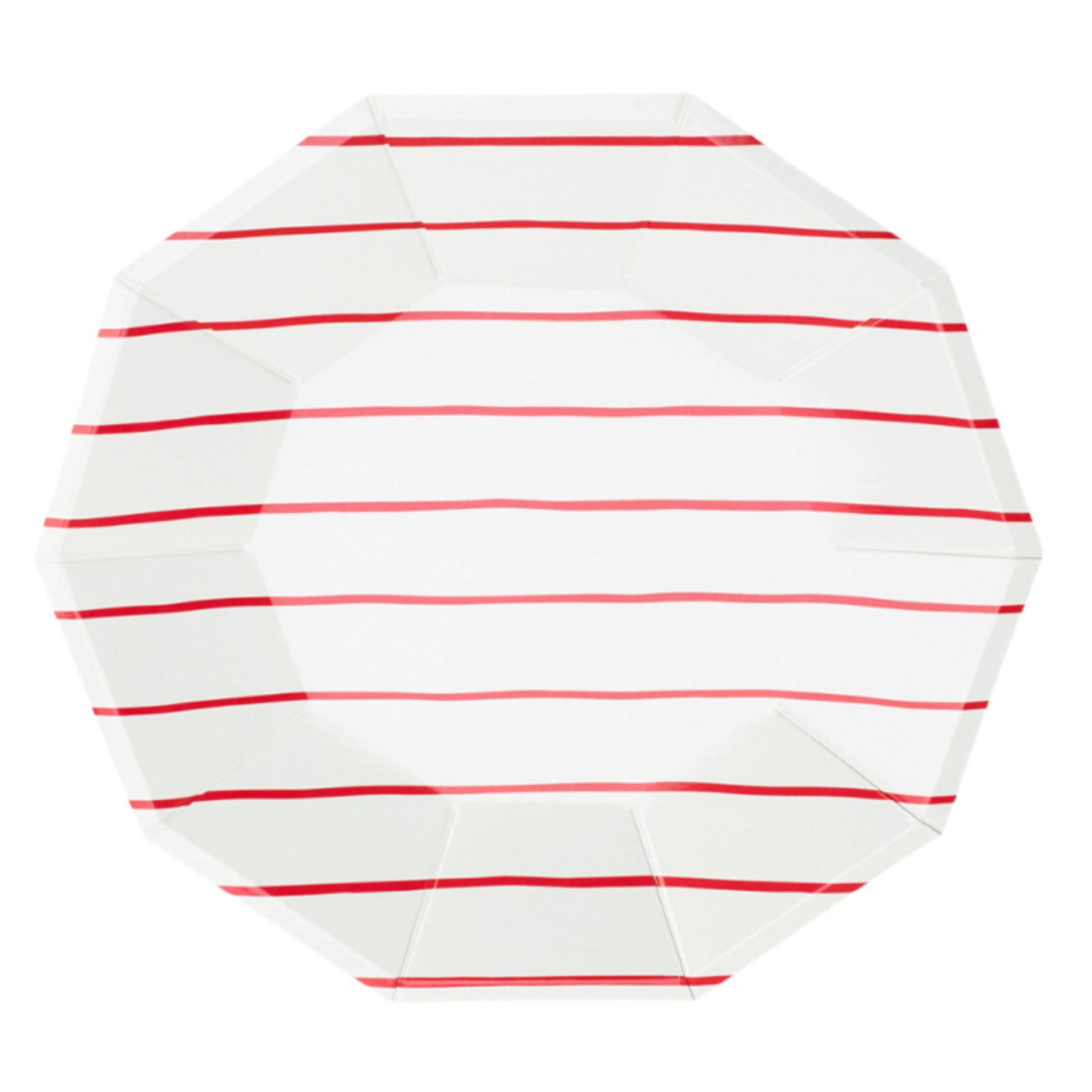 Candy Apple Frenchie Striped Large Plates 9.5" - bubblegum market