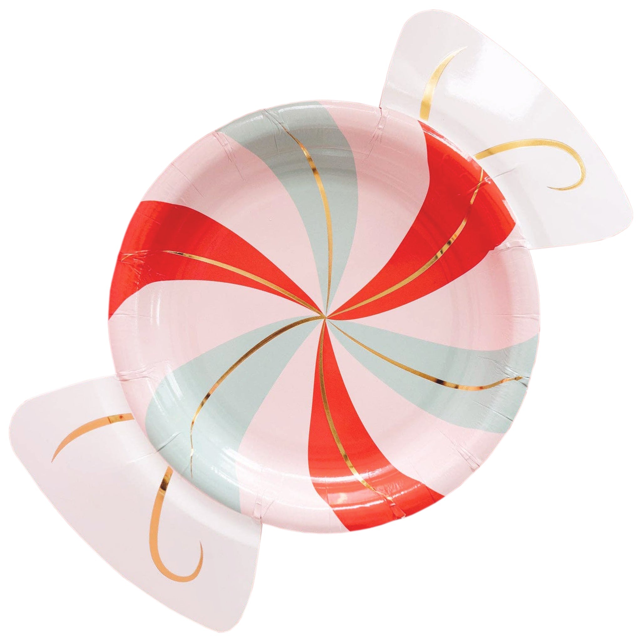 Candy Cane Lane Holiday Plates 11" - bubblegum market