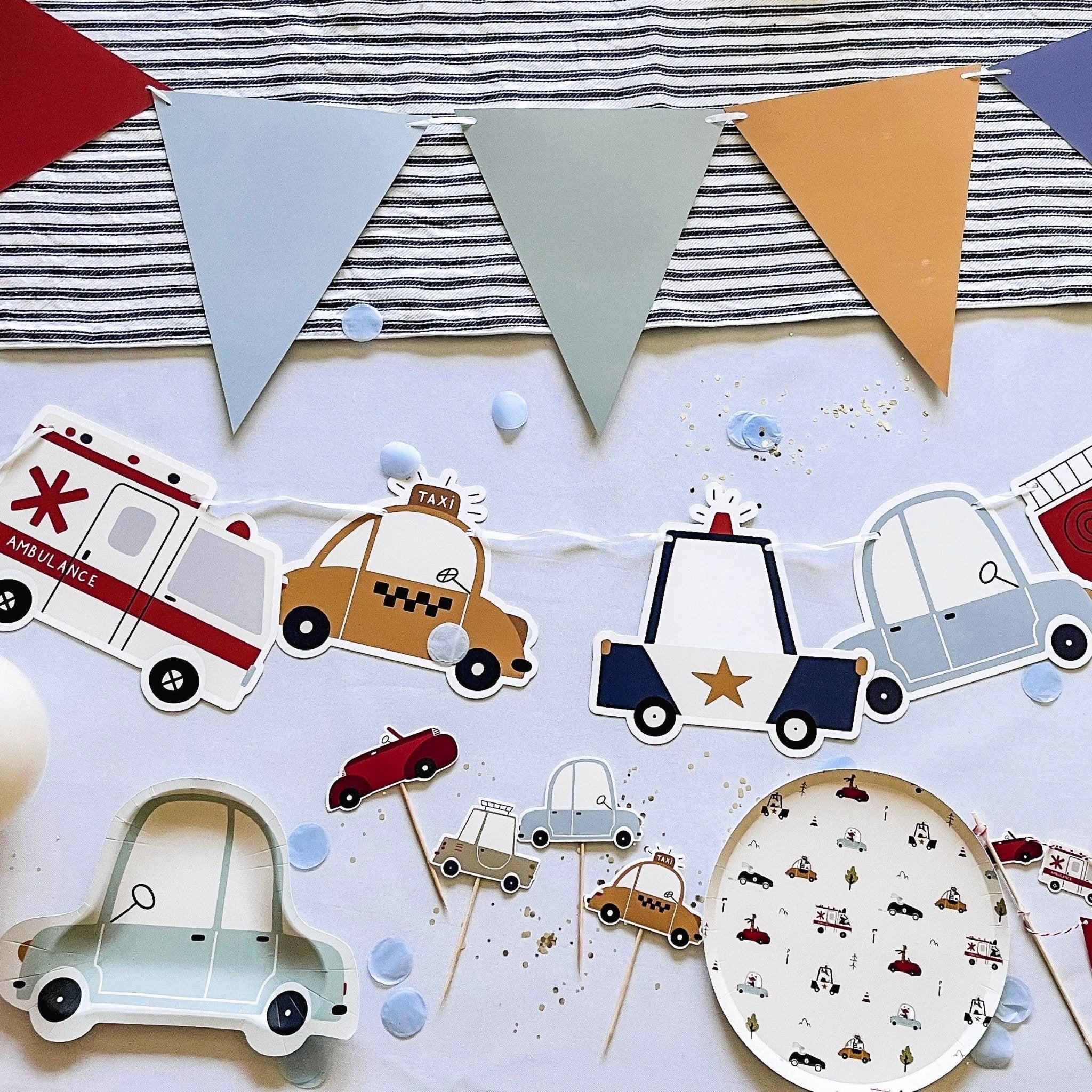 Car Cupcake Toppers - bubblegum market