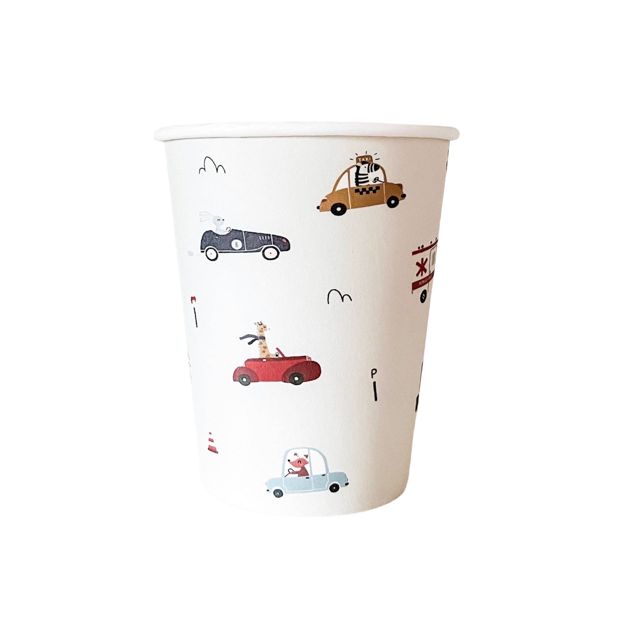 Car Party Paper Cups - bubblegum market