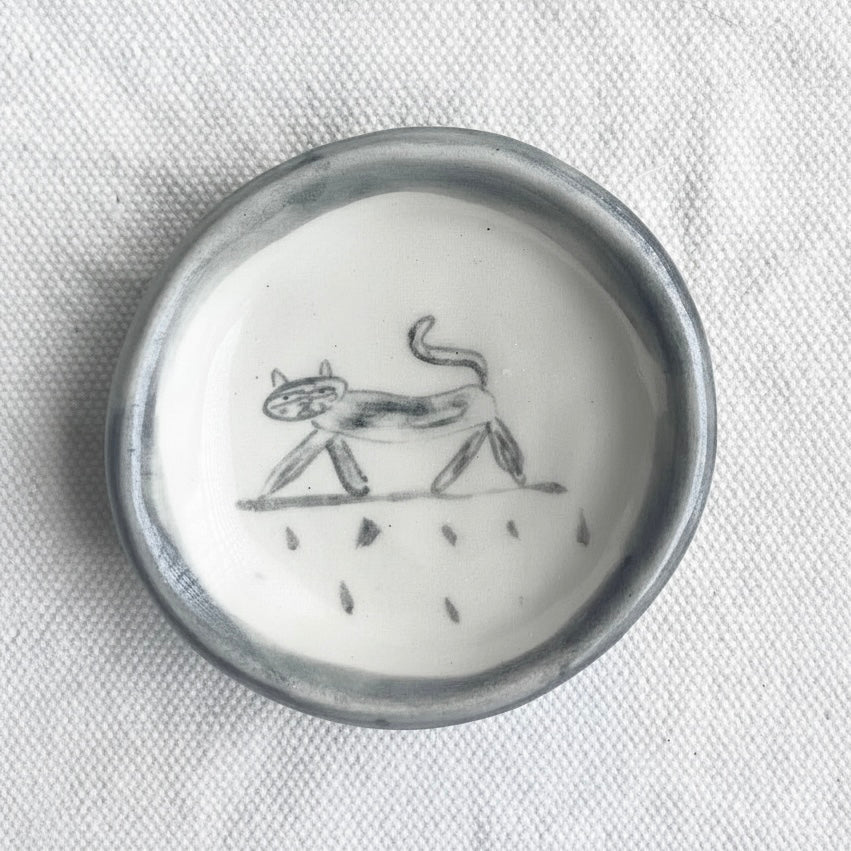 Cat Trinket Dish 2.5" - bubblegum market