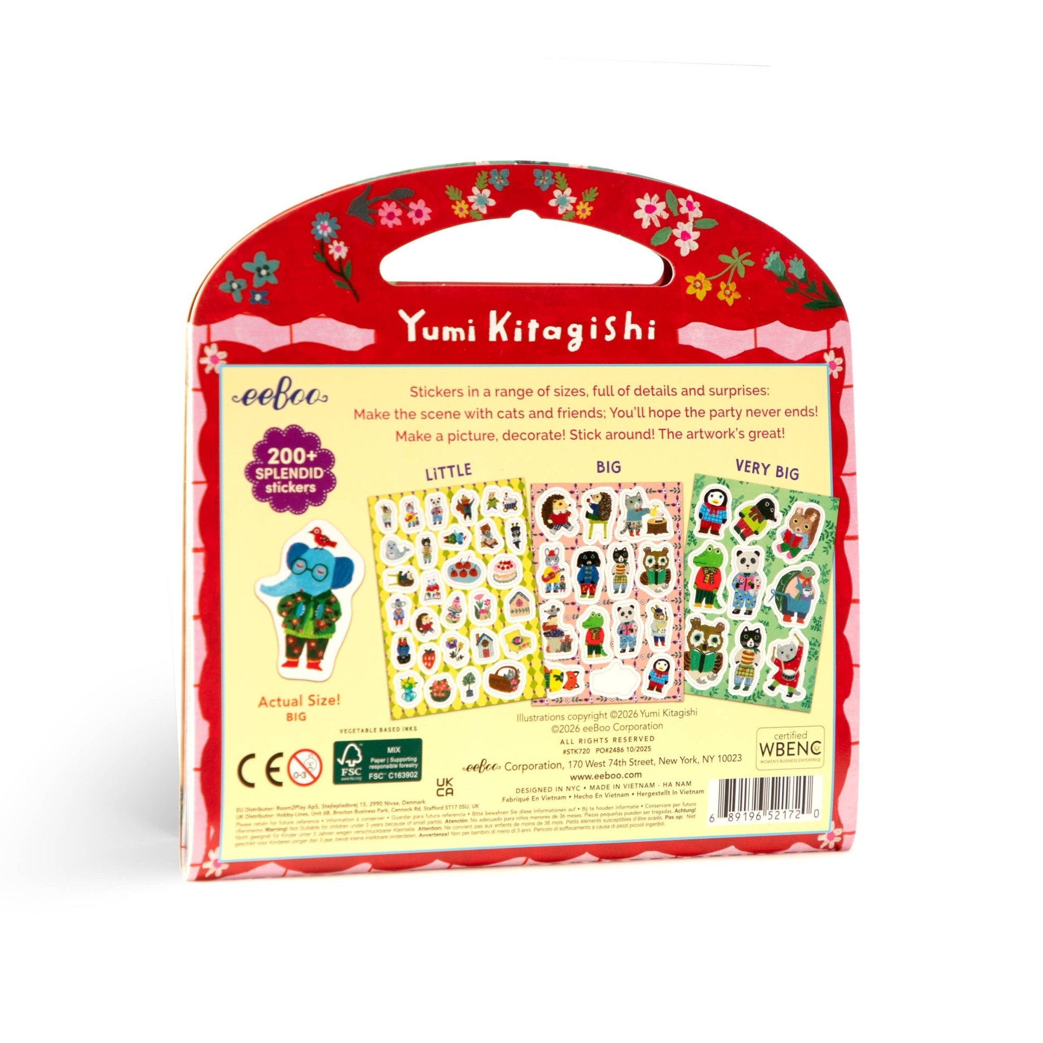 Cat's Apartment Sticker Book - bubblegum market