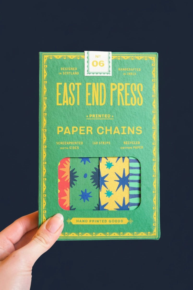 Celebration Multicolored Paper Chain Kit - bubblegum market