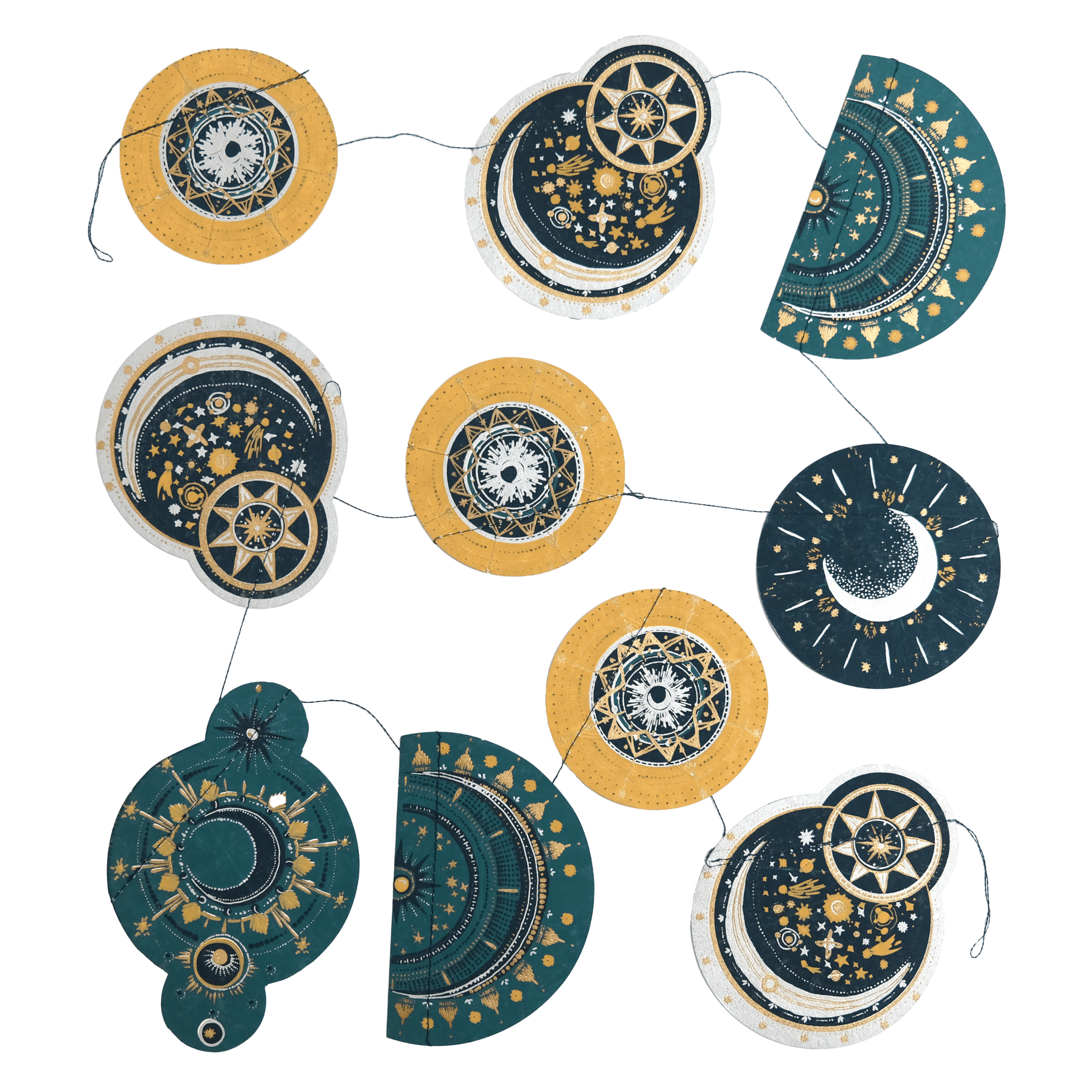 Celestial Sewn Garland - bubblegum market