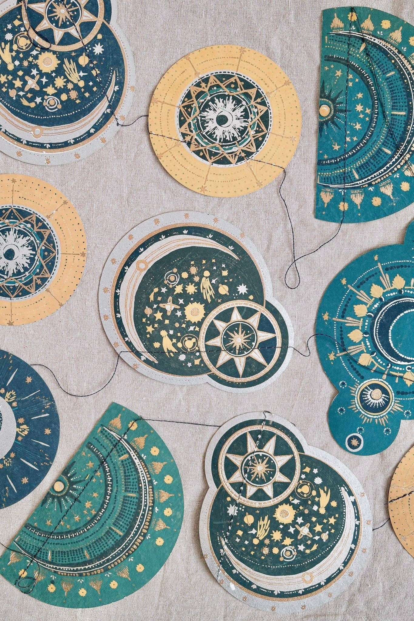 Celestial Sewn Garland - bubblegum market