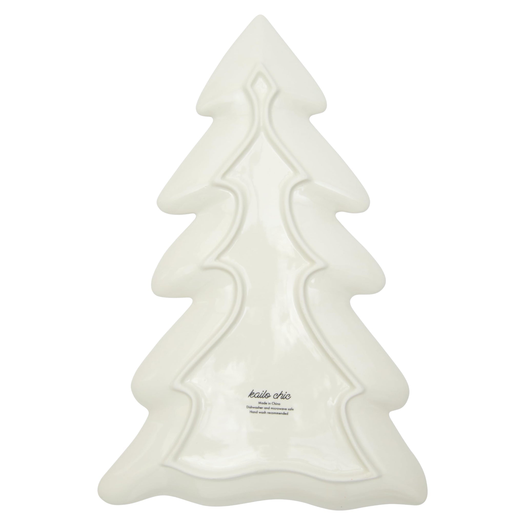 Ceramic Holiday Tree Tray - bubblegum market