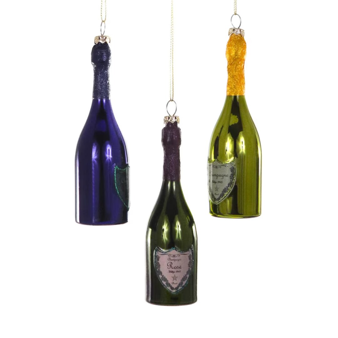 Champagne Bottle Ornament 5" - bubblegum market