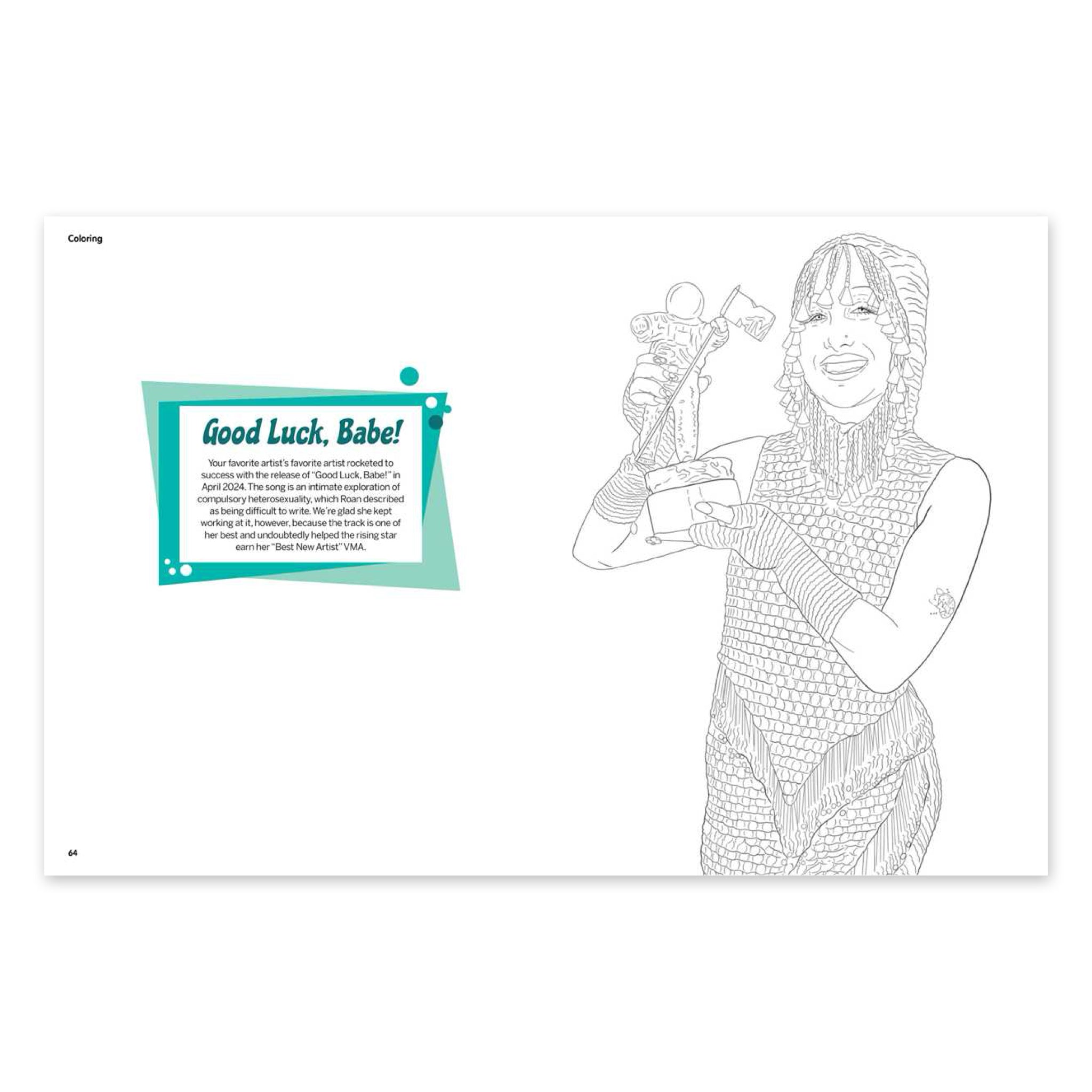 Chappell Roan Coloring & Activity Book - bubblegum market