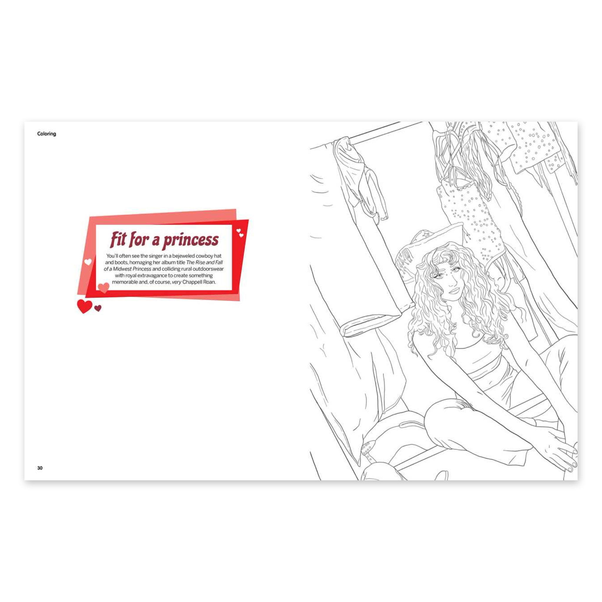 Chappell Roan Coloring & Activity Book - bubblegum market